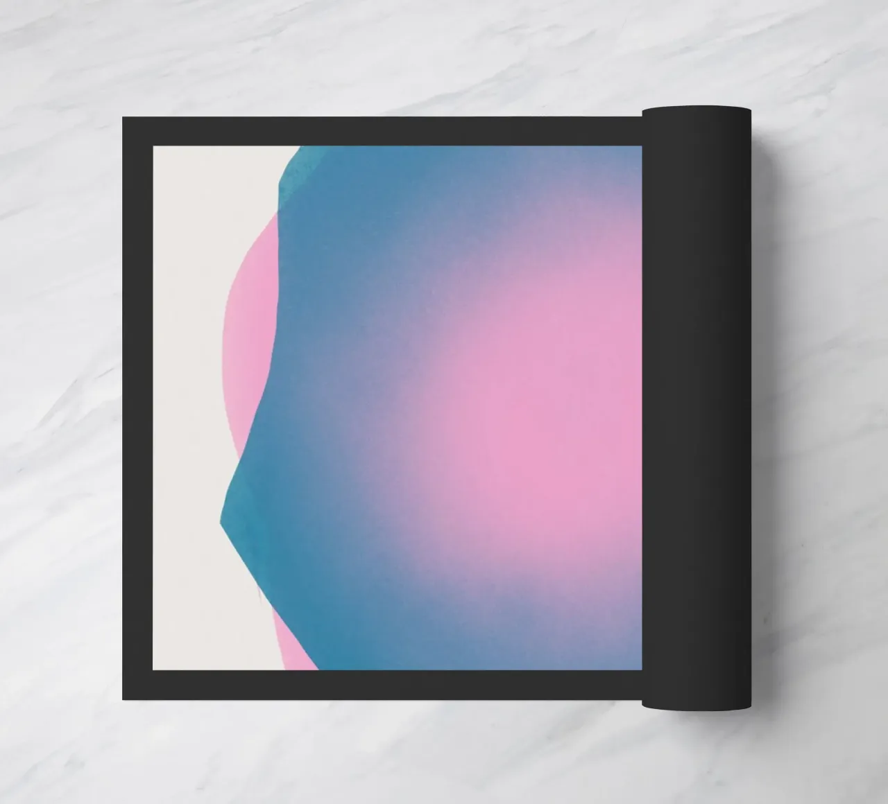 Rosa trasparente zerbino da Little Dean