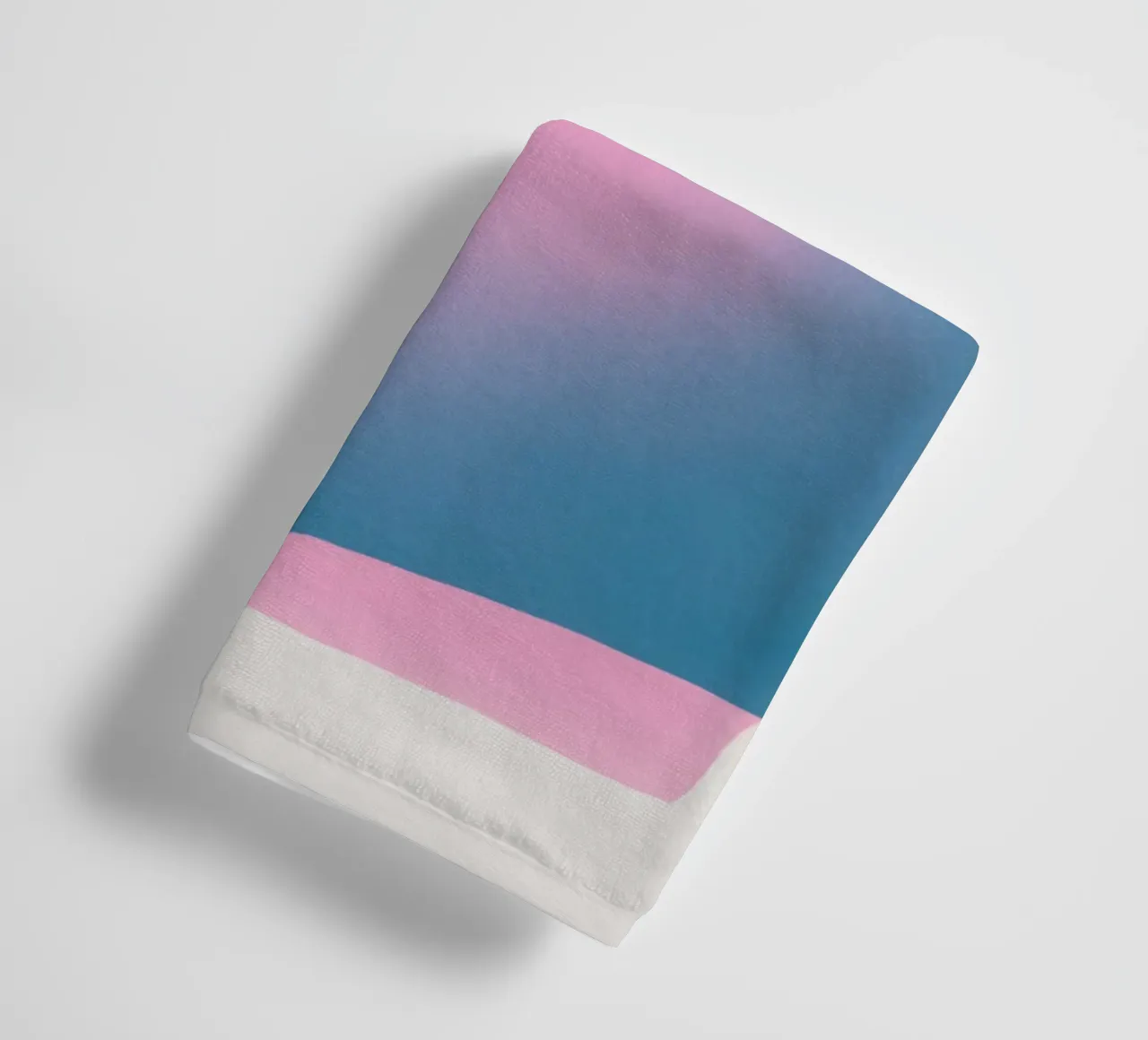 Rosa trasparente asciugamano da bagno da Little Dean