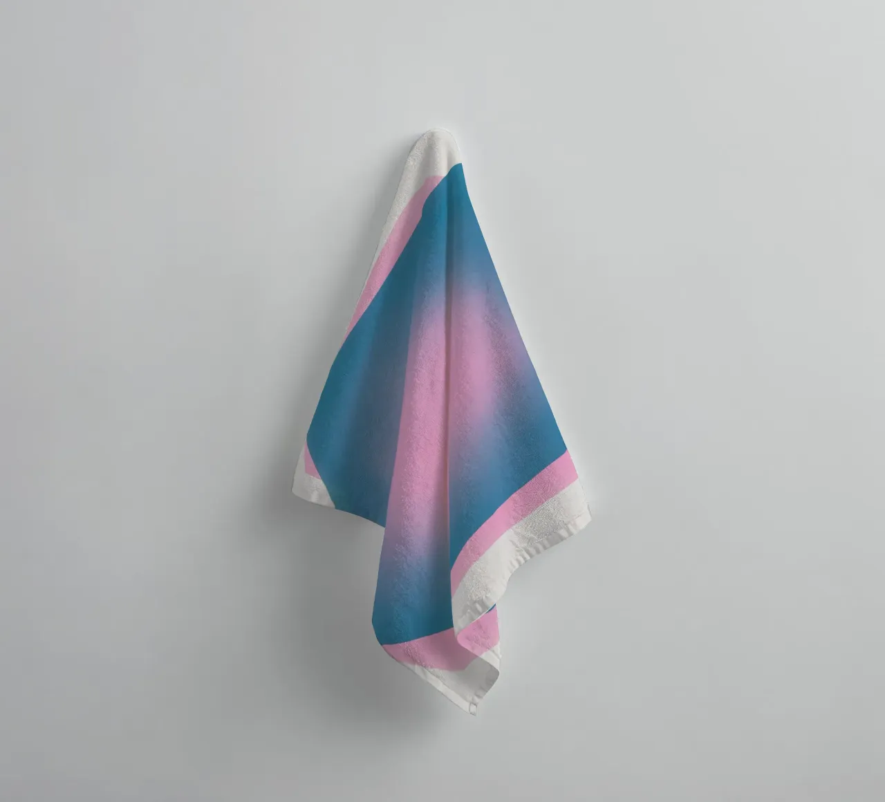 Rosa trasparente asciugamano da bagno da Little Dean