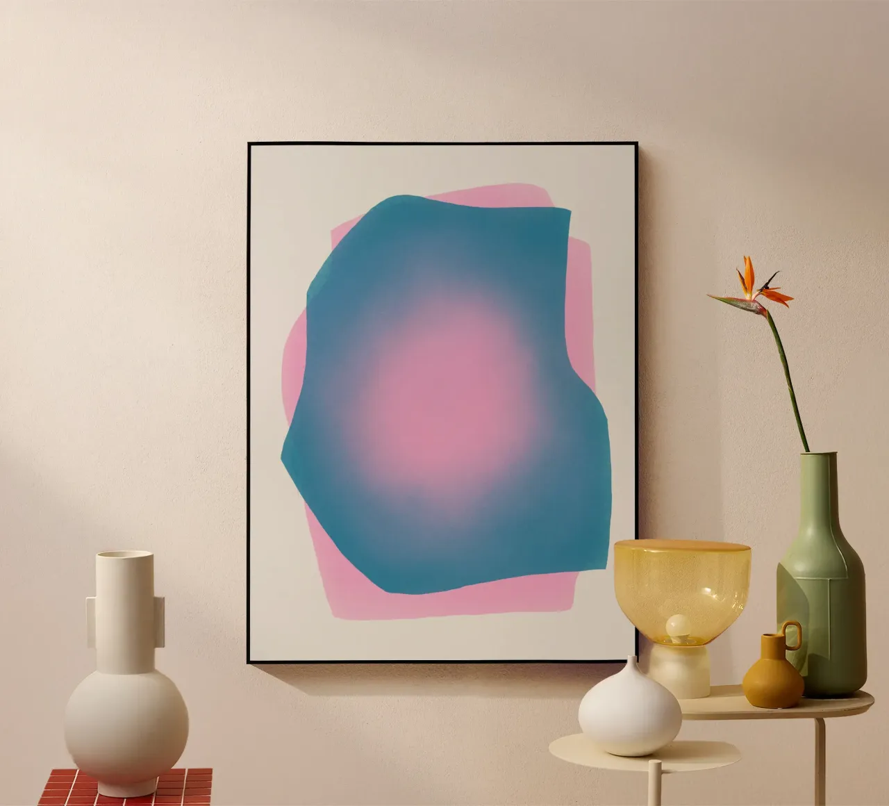 Rosa trasparente plexiglass da Little Dean