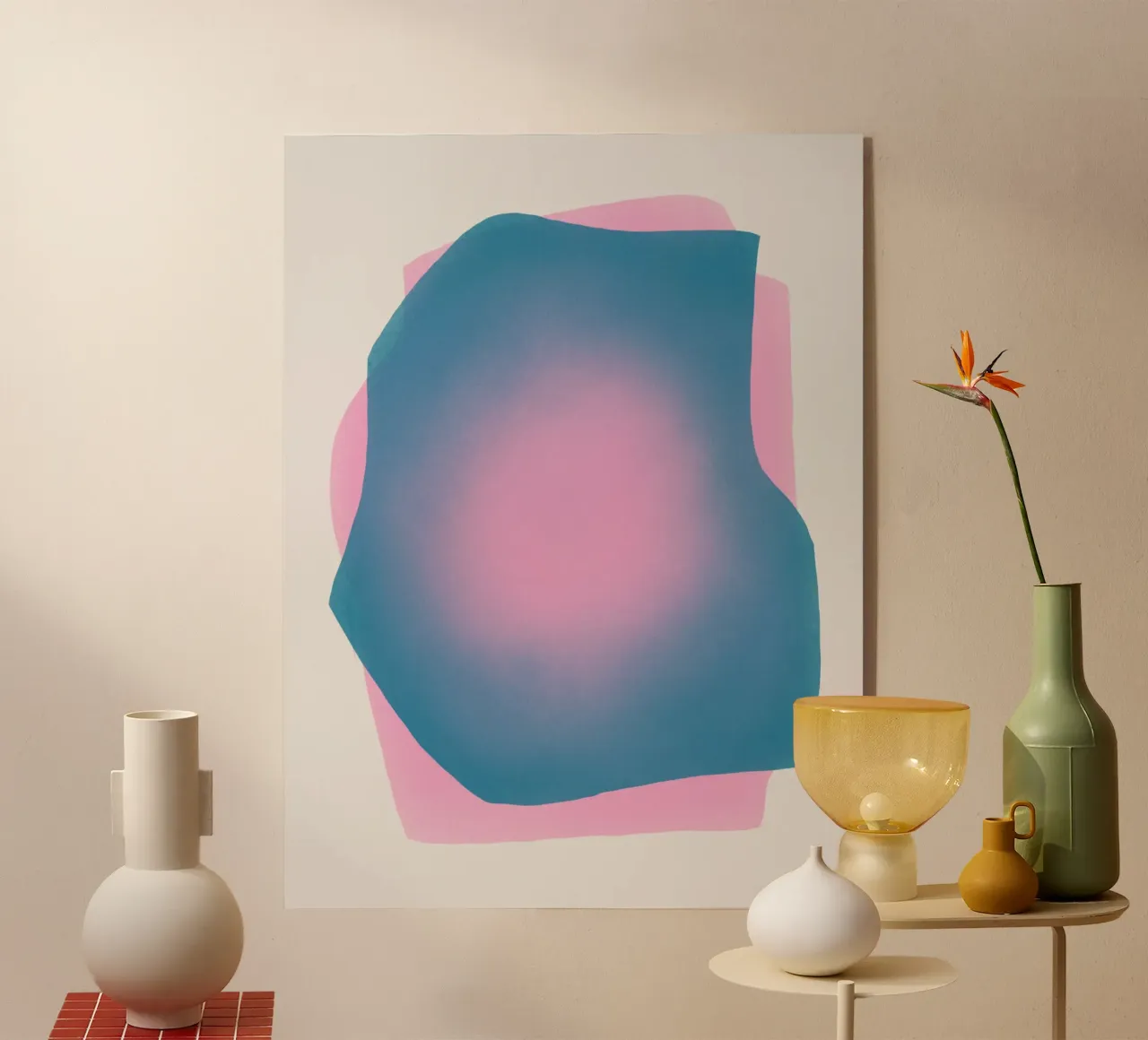 Rosa trasparente plexiglass da Little Dean