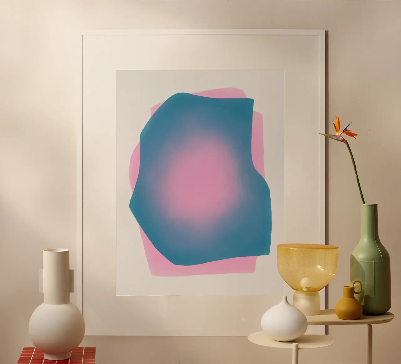 Rosa trasparente carta hahnemühle da Little Dean