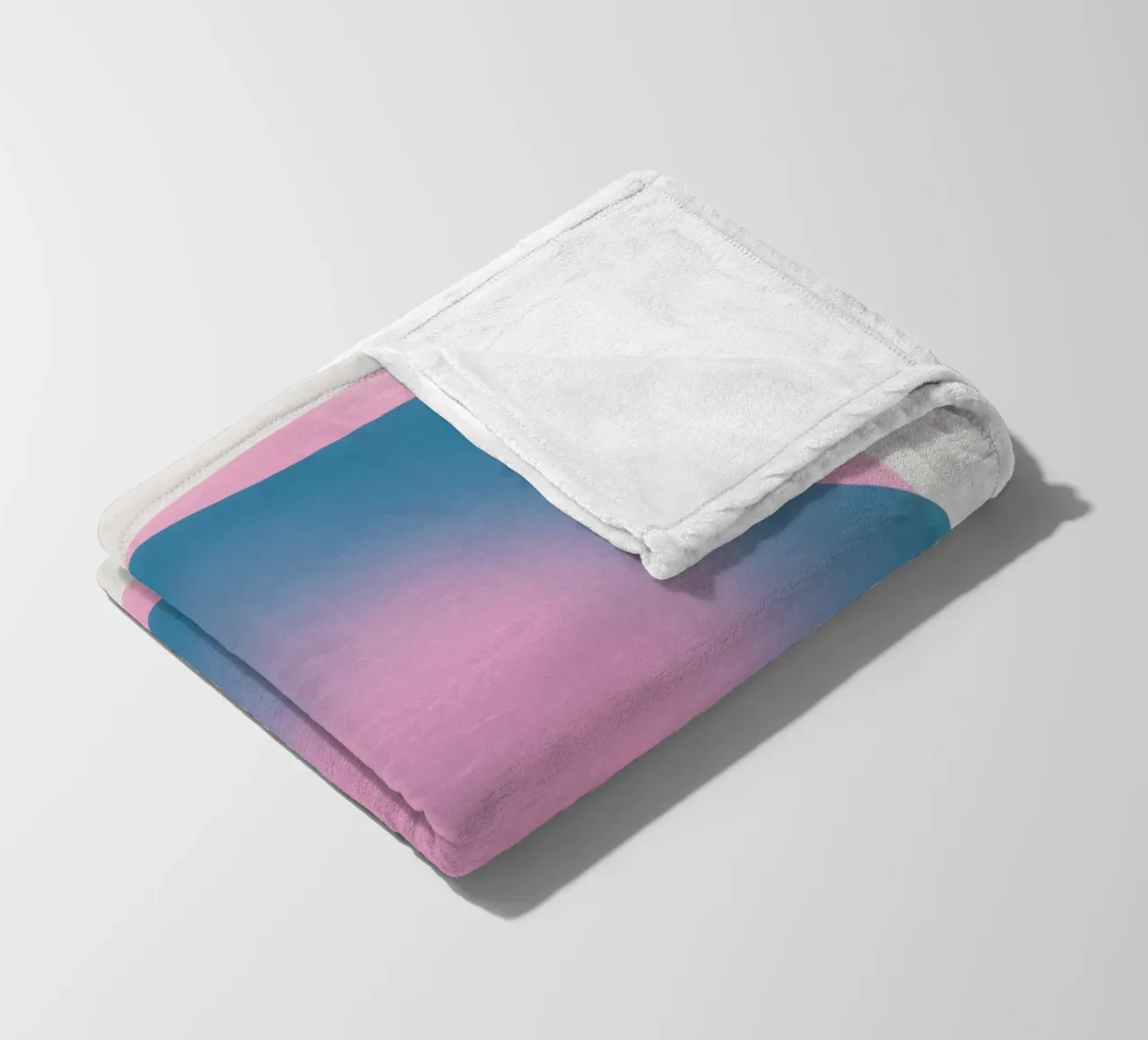 Rosa trasparente coperta in pile da Little Dean