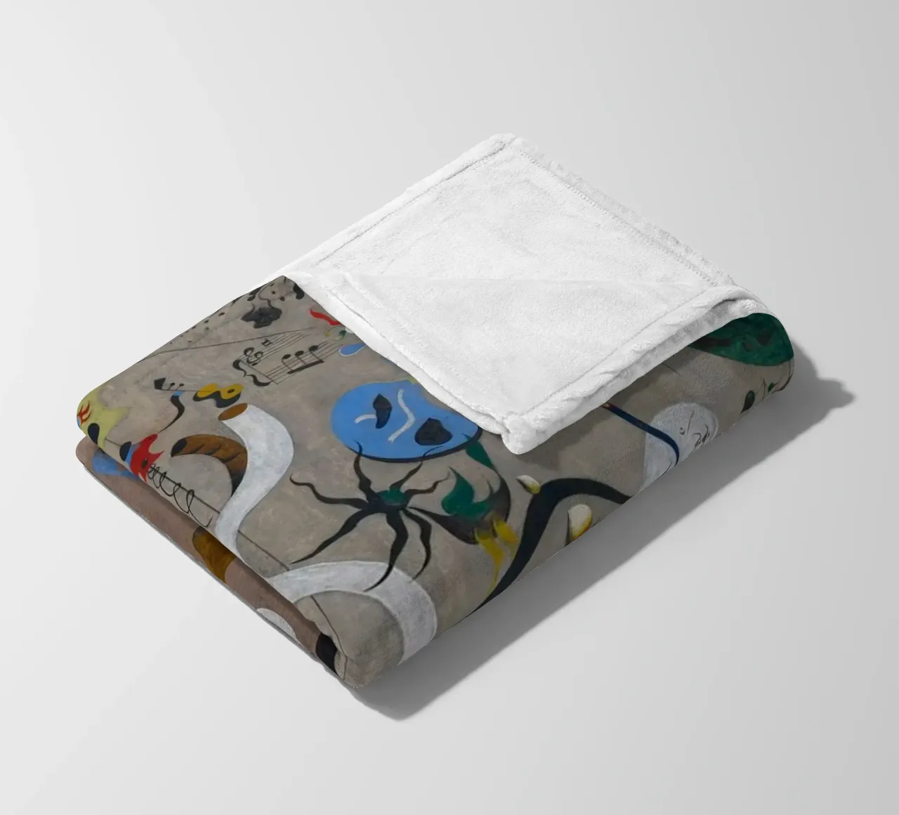 harlequins carnival joan miro 1924 fleece blanket by phillipp veisenberg