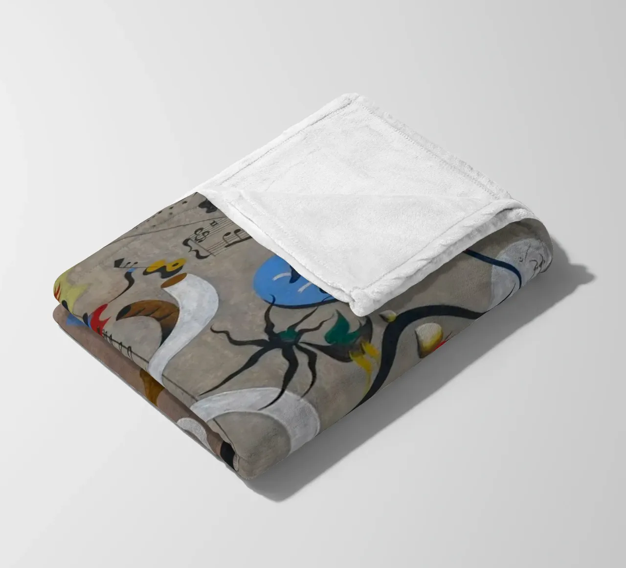 harlequins carnival joan miro 1924 fleece blanket by phillipp veisenberg