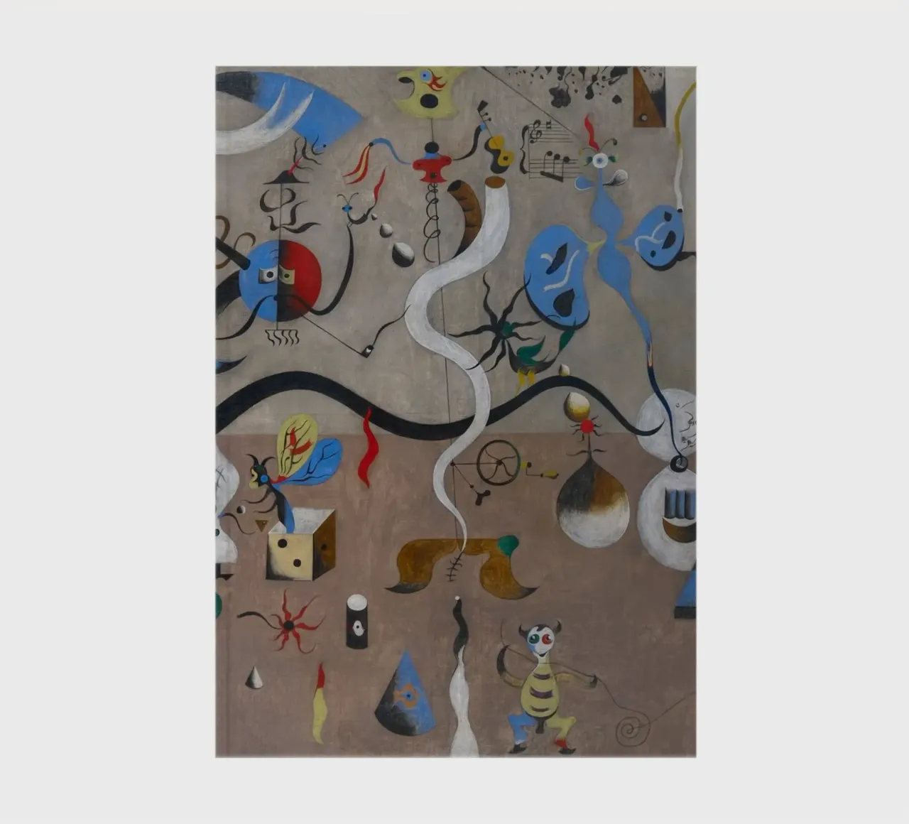harlequins carnival joan miro 1924 Notizbuch von phillipp veisenberg