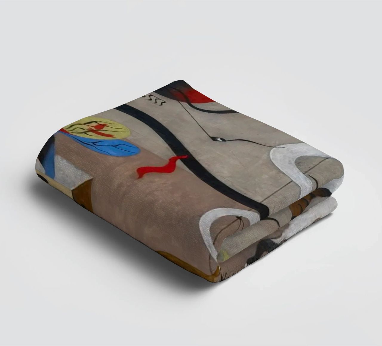 harlequins carnival joan miro 1924 serviette de bain de phillipp veisenberg