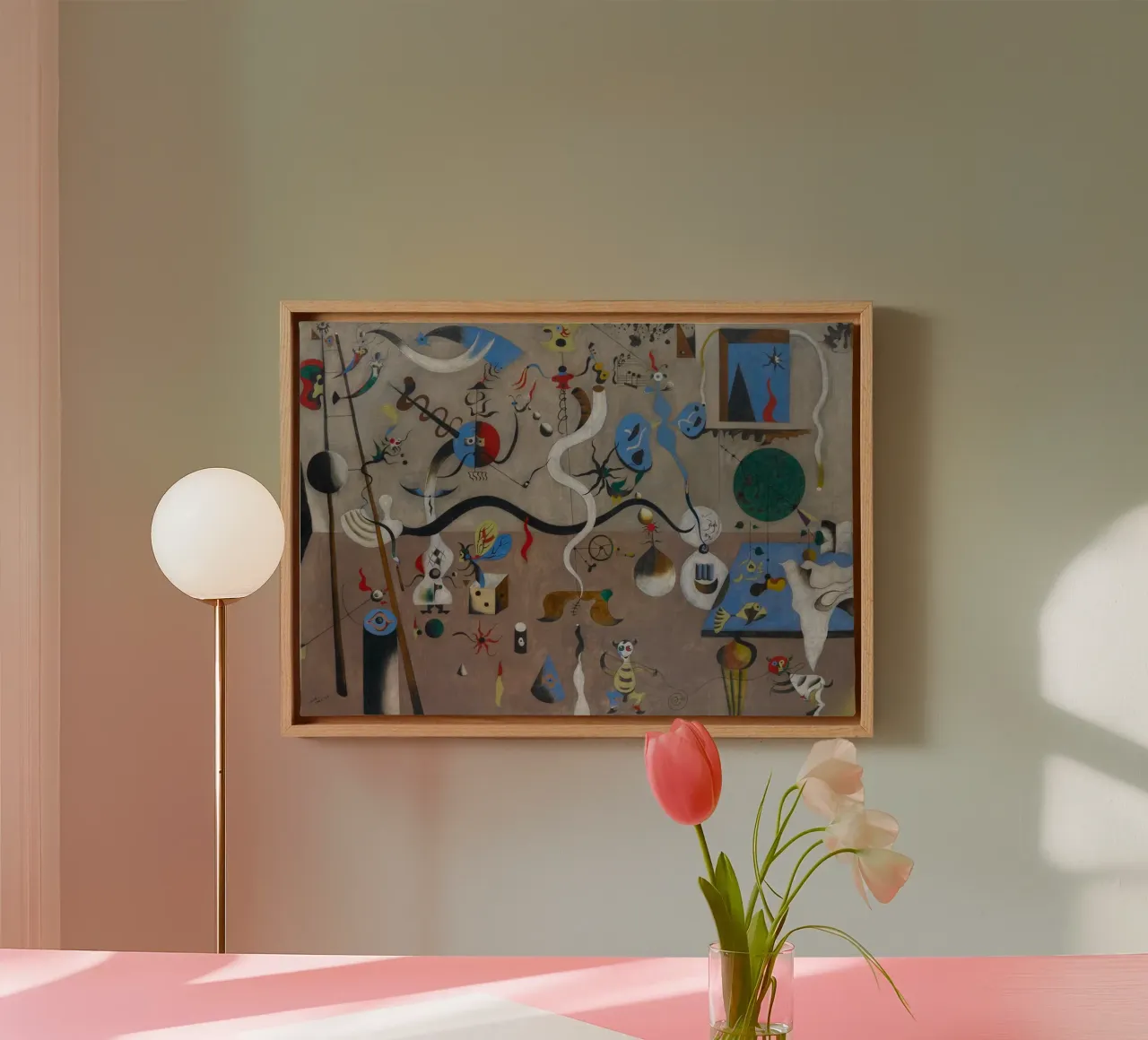 harlequins carnival joan miro 1924 canvas by phillipp veisenberg