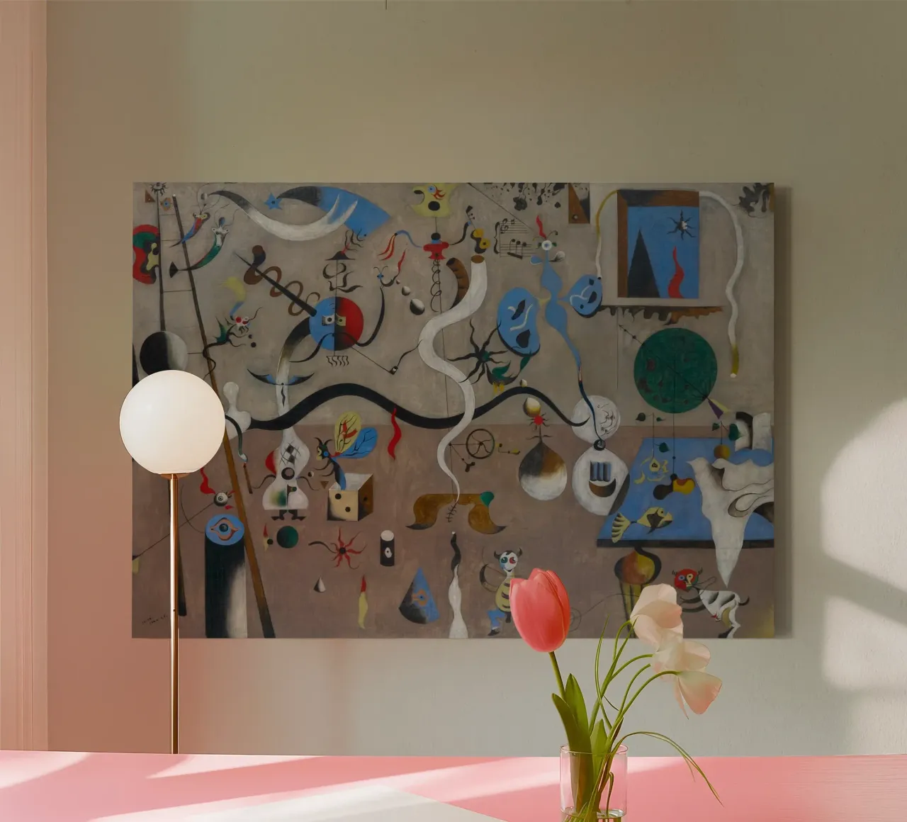 harlequins carnival joan miro 1924 canvas by phillipp veisenberg