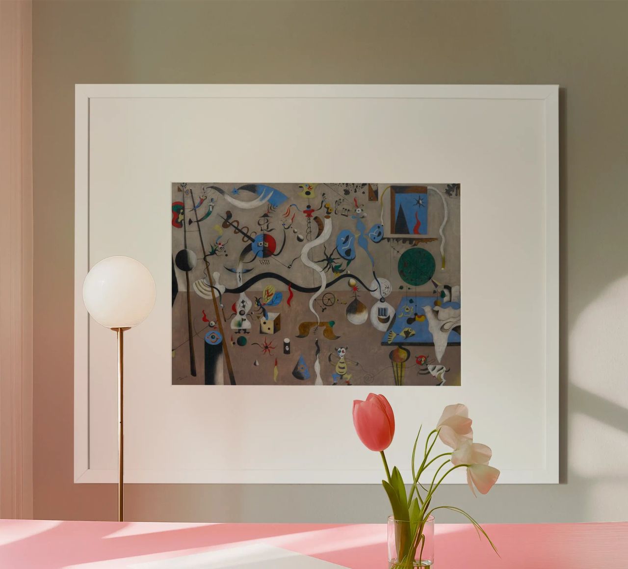 harlequins carnival joan miro 1924 poster de phillipp veisenberg