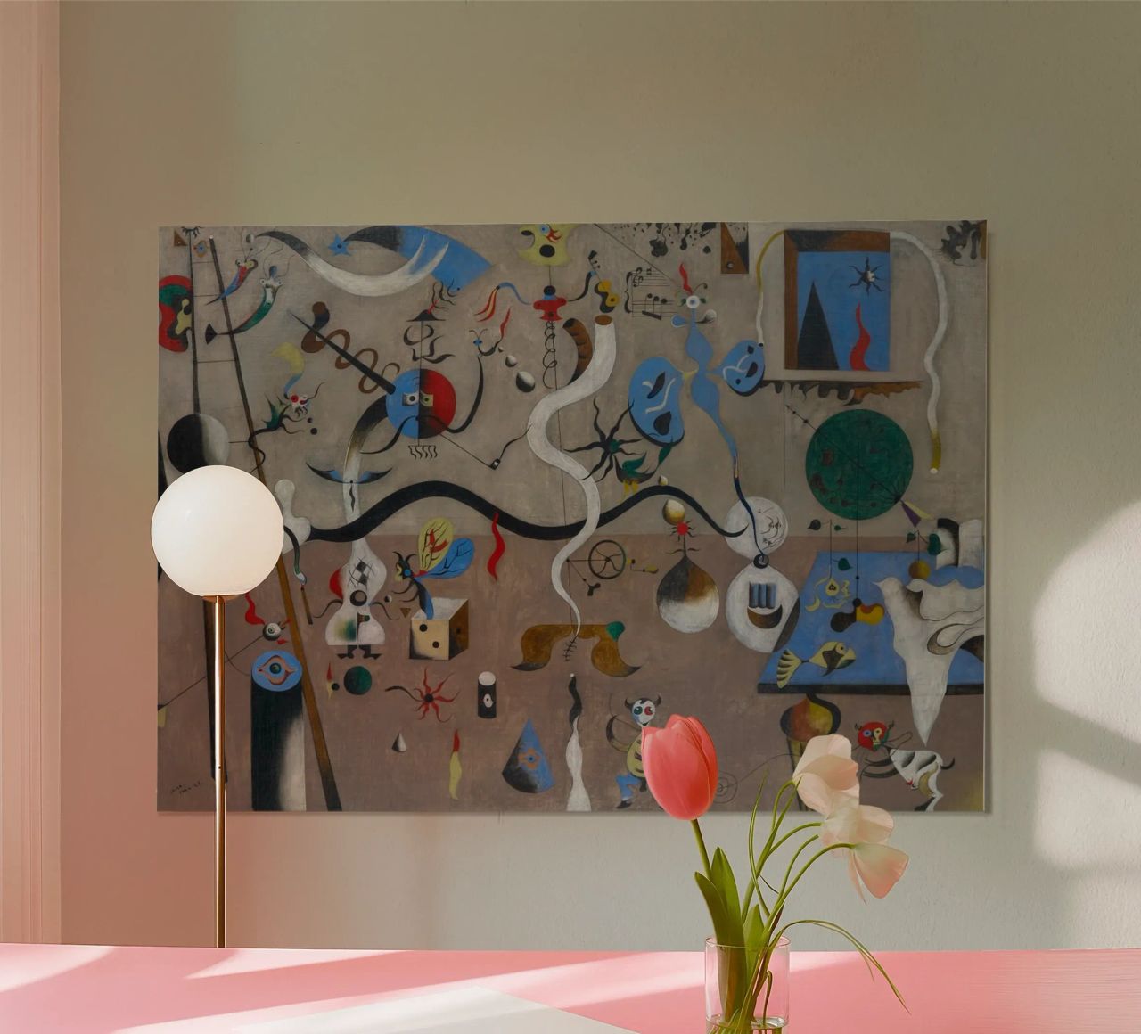harlequins carnival joan miro 1924 poster de phillipp veisenberg