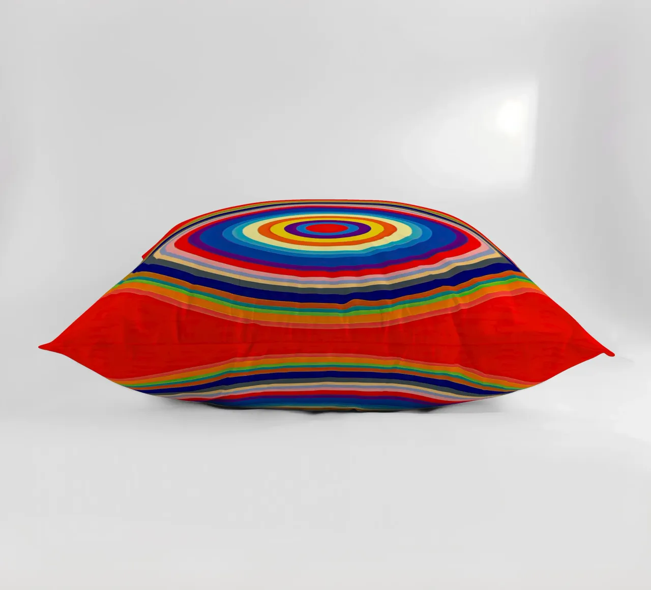 Concentric Circles | Abstract Painting decorative cushion by Autofocus