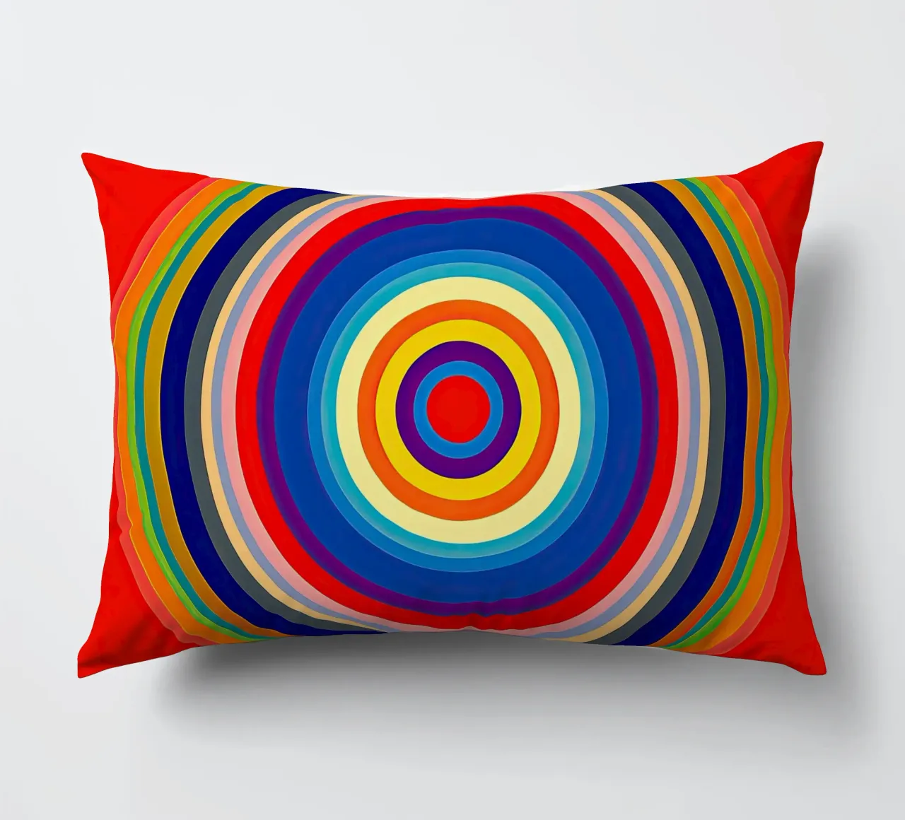 Concentric Circles | Abstract Painting decorative cushion by Autofocus