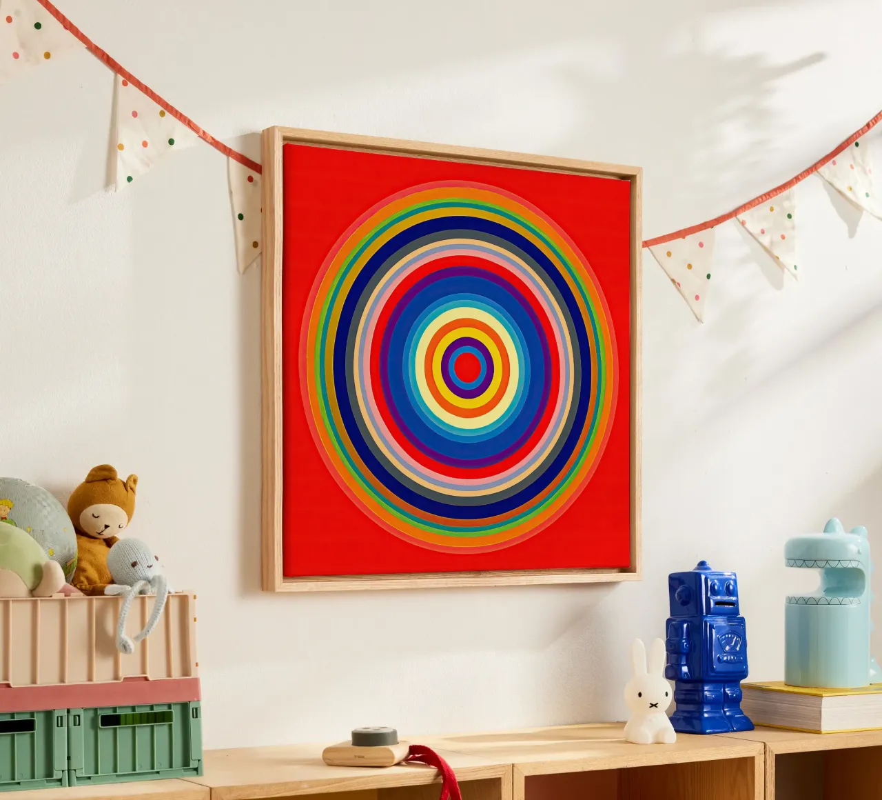 Concentric Circles | Abstract Painting canvas by Autofocus