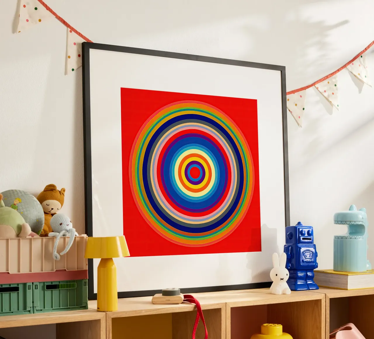 Concentric Circles | Abstract Painting hahnemühle by Autofocus