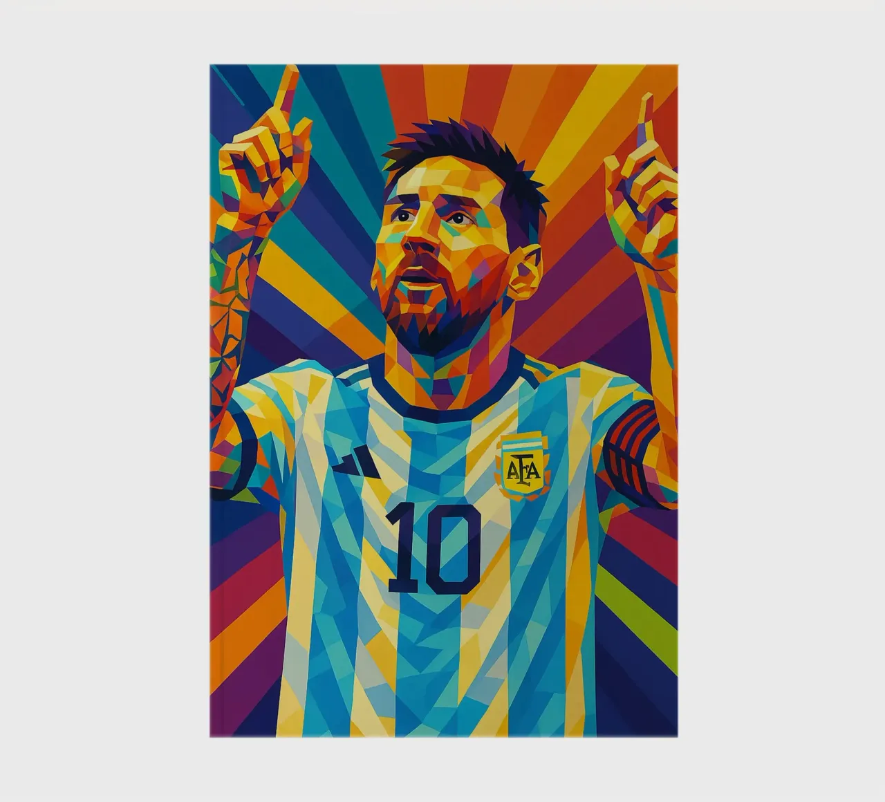 Lionel Messi Argentina Notizbuch von HopeStudio