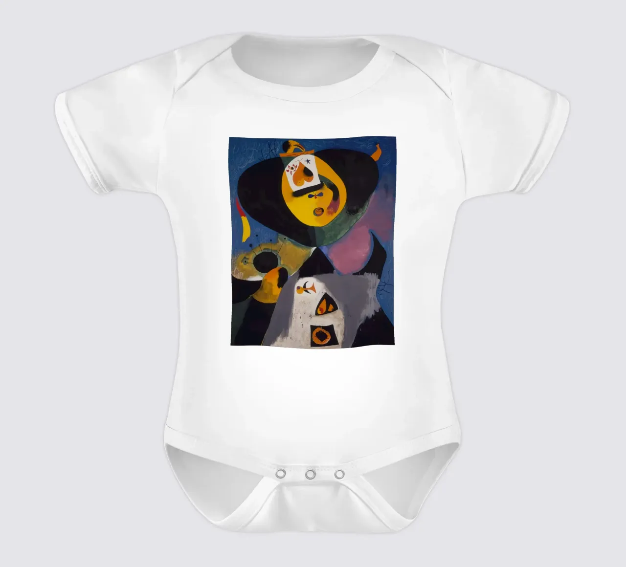 joan miro portrait no 1 Kurzarm Babybody von phillipp veisenberg