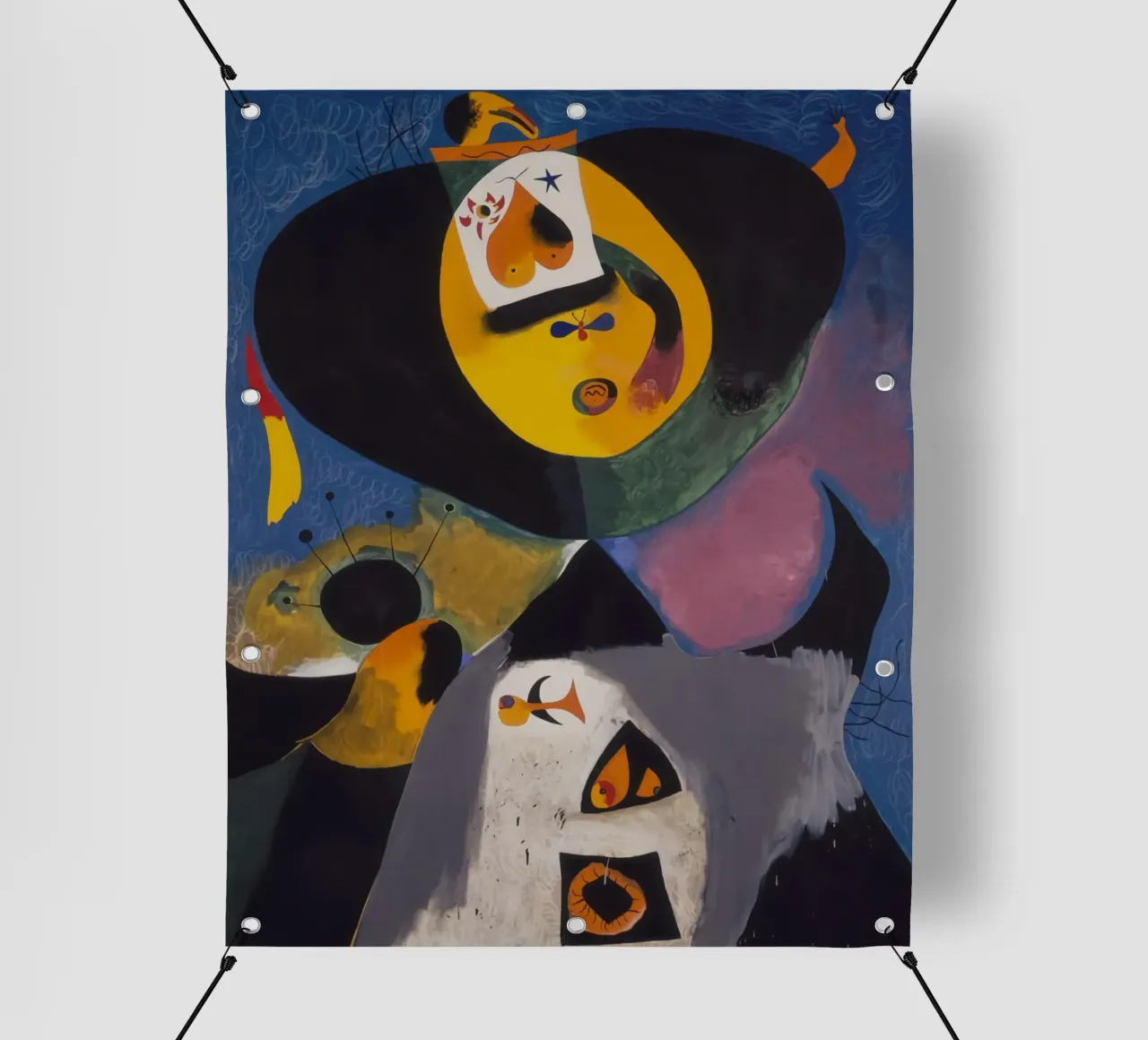 joan miro ritratto n. 1 telo in pvc da phillipp veisenberg