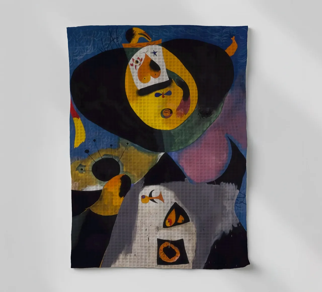 joan miro portrait no 1 Geschirrtuch von phillipp veisenberg
