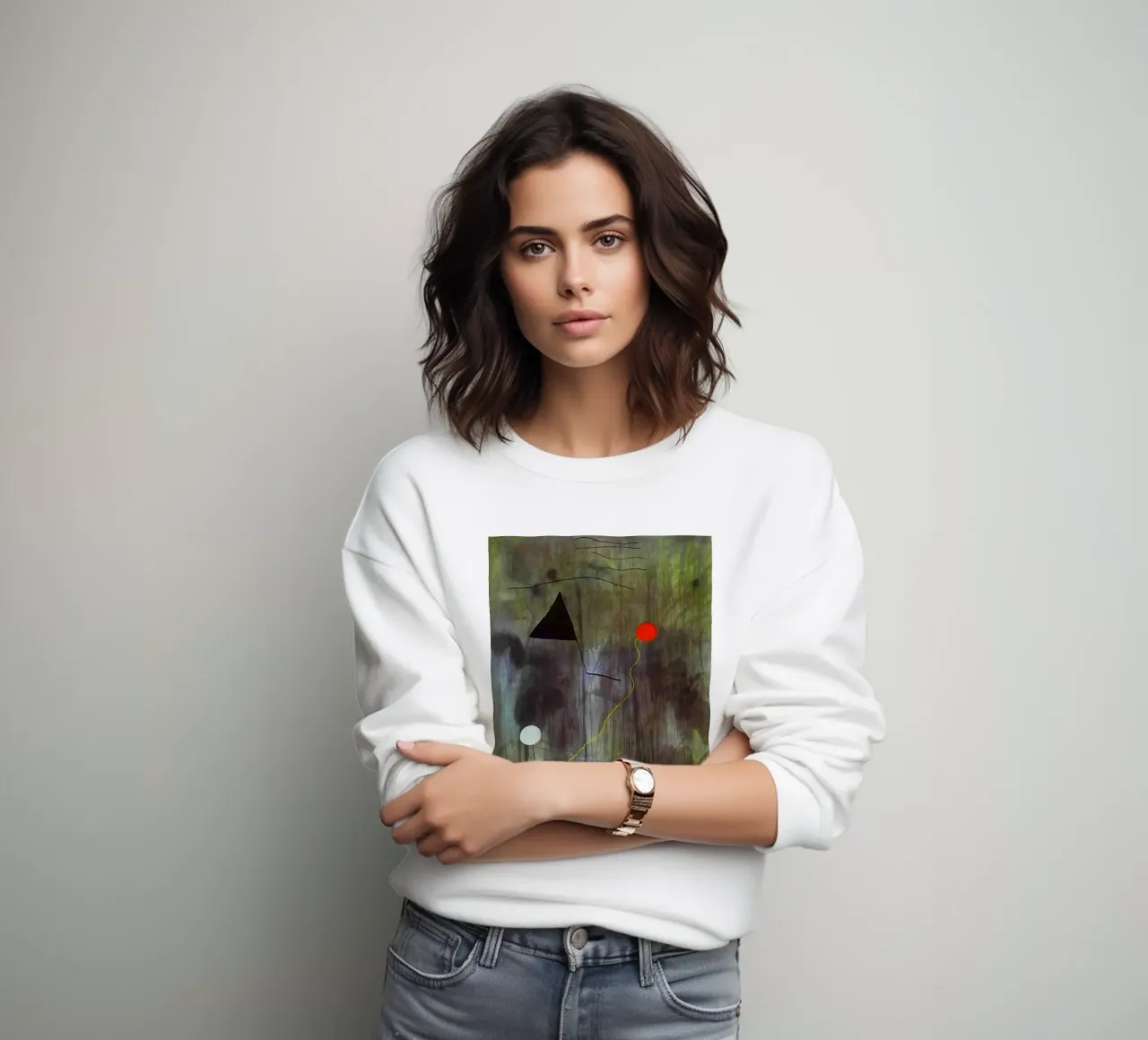 joan miro the birth of the world 1925 sweatshirt by phillipp veisenberg