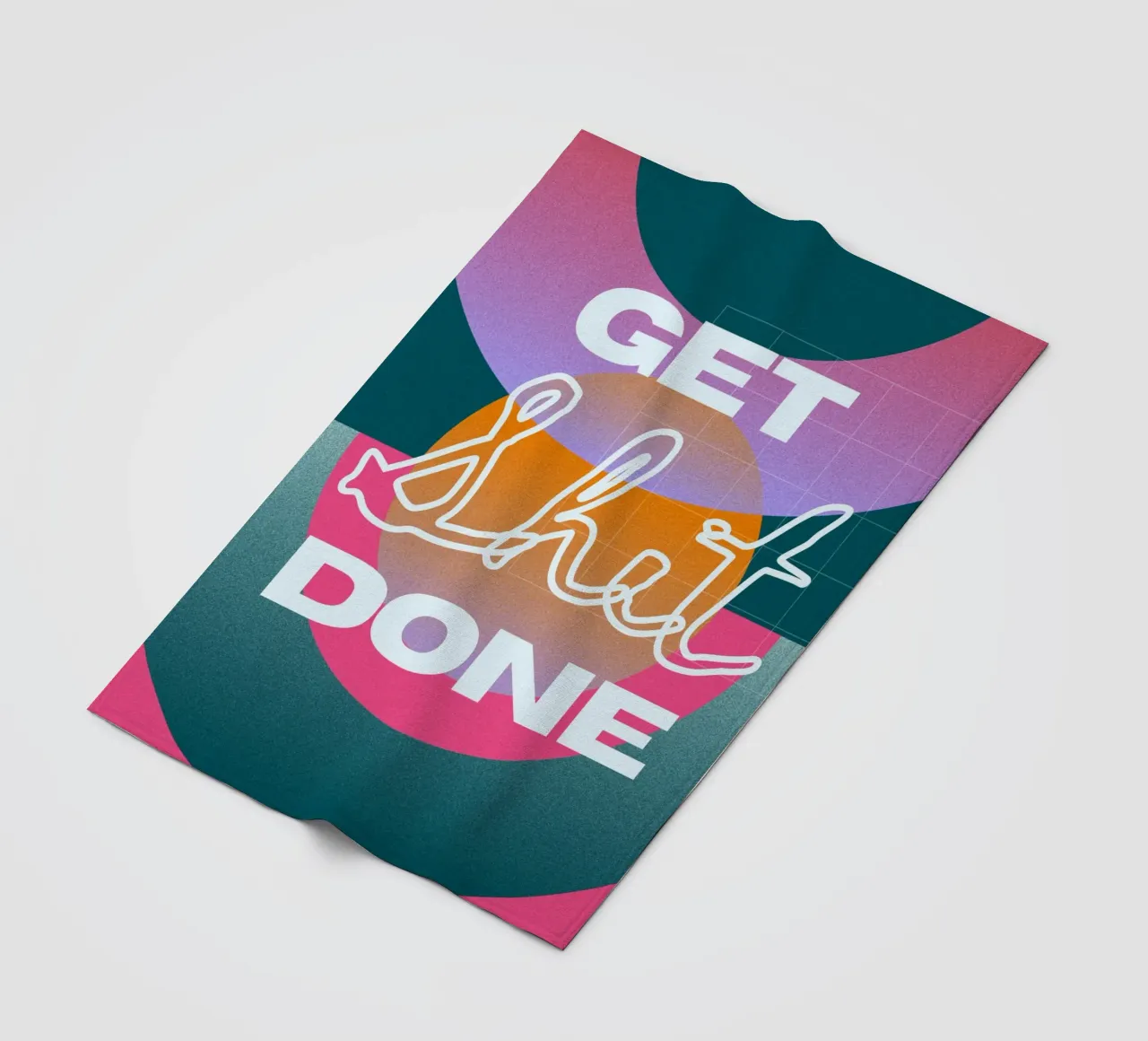 GET SHIT DONE coperta in pile da Einfach Uebel