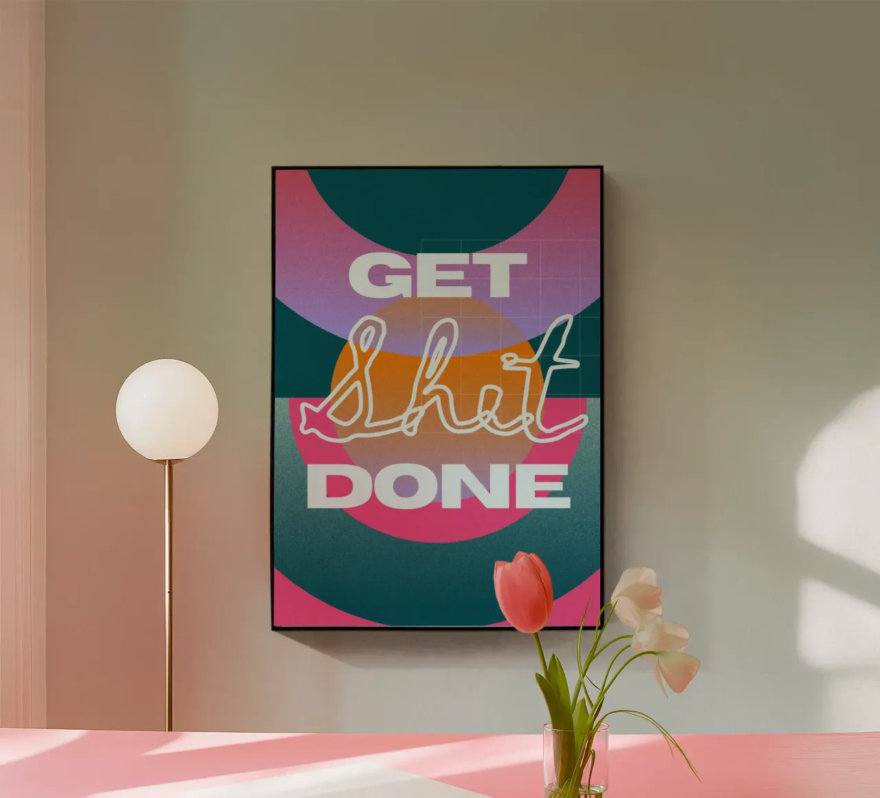 GET SHIT DONE plexiglass da Einfach Uebel