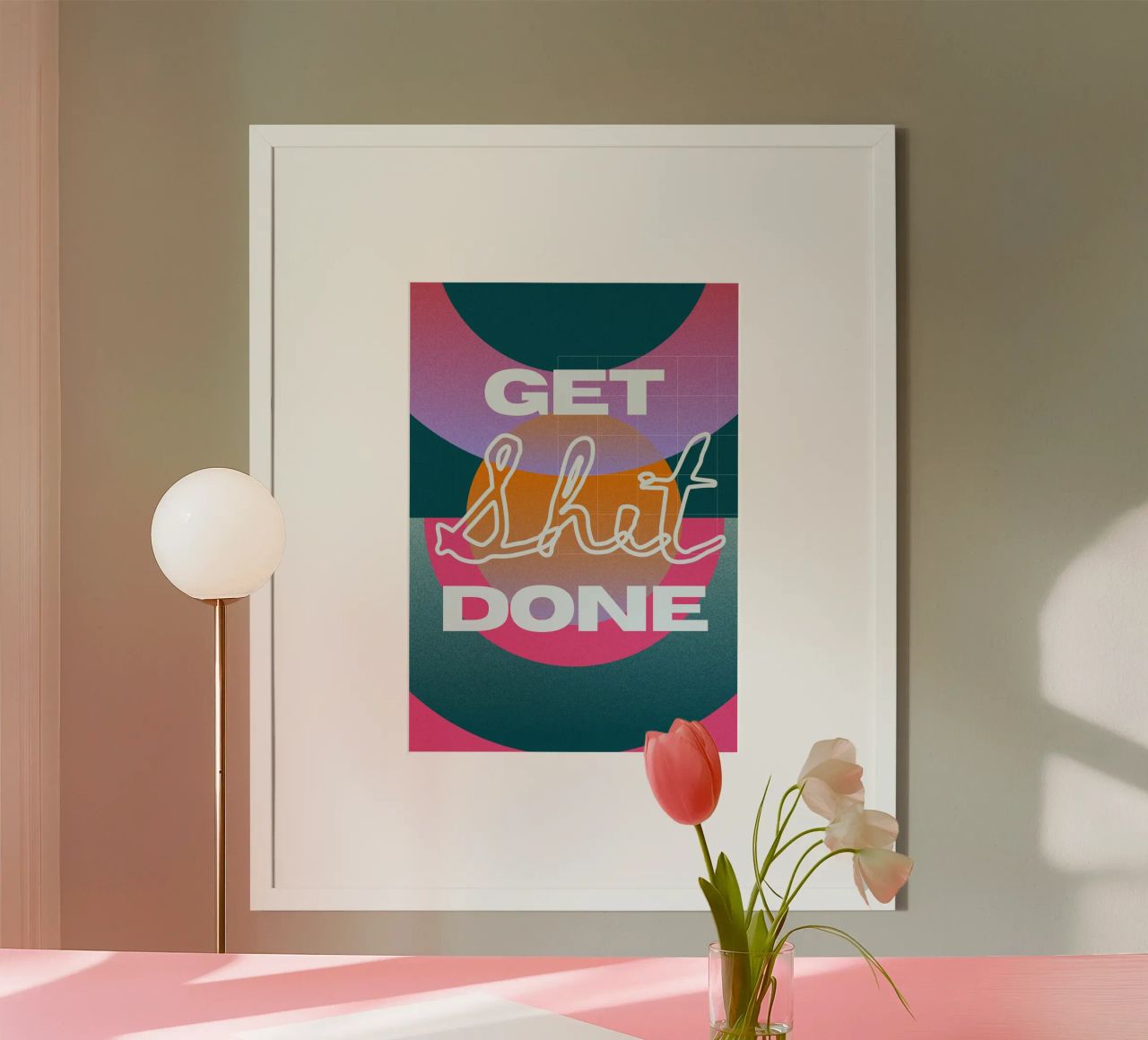 GET SHIT DONE Poster von Einfach Uebel
