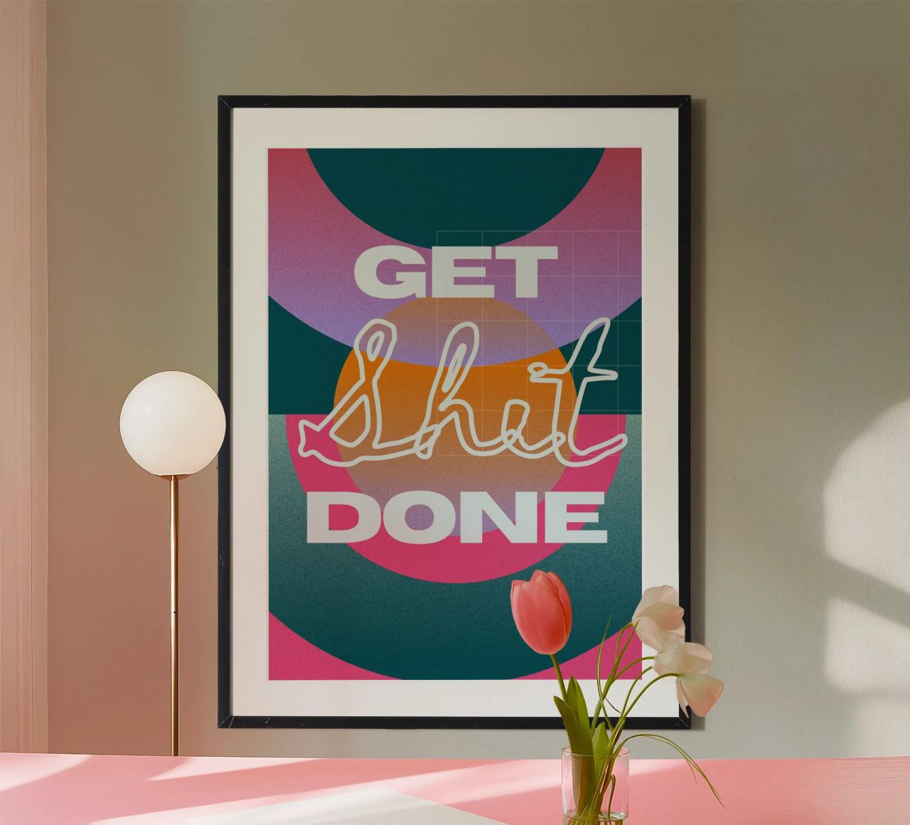 GET SHIT DONE Poster von Einfach Uebel