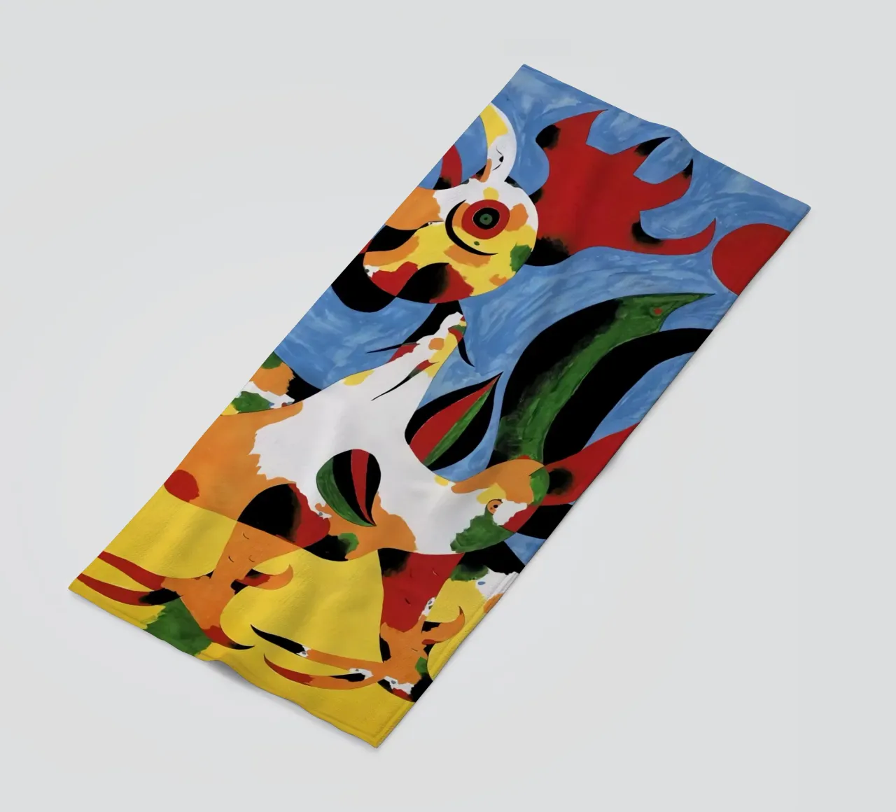 Le Coq, pollo 1949 Joan Mirò telo mare da phillipp veisenberg