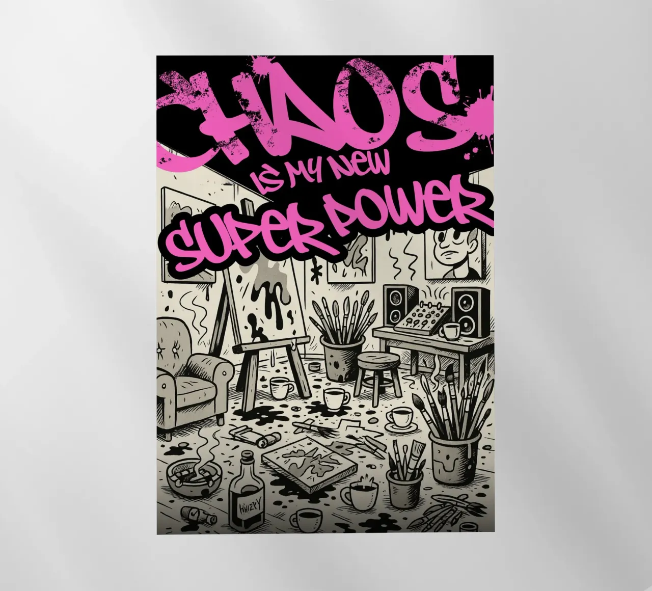 CHAOS IS MY NEW SUPER POWER pellicola backlit da Einfach Uebel
