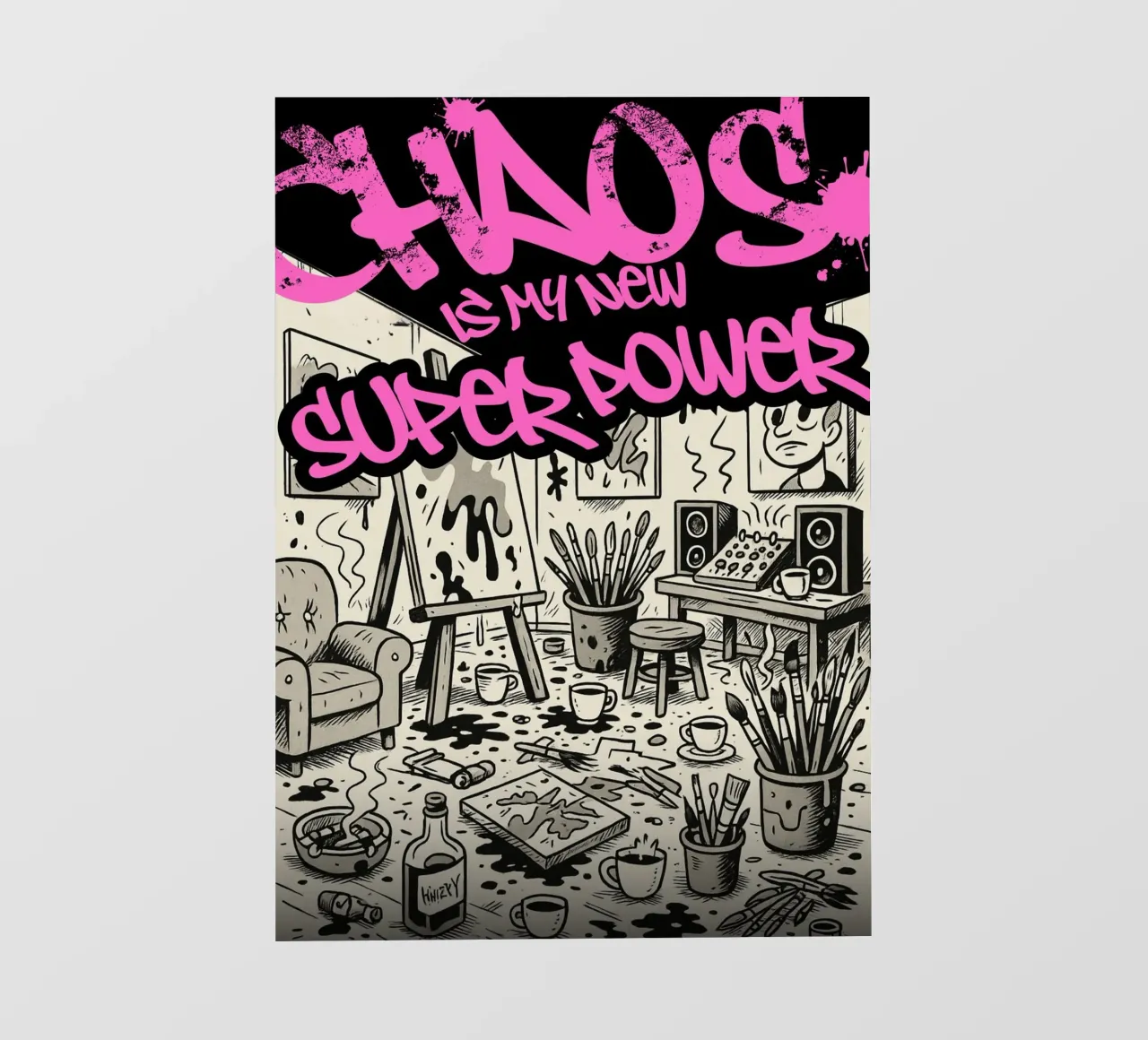 CHAOS IS MY NEW SUPER POWER pellicola backlit da Einfach Uebel