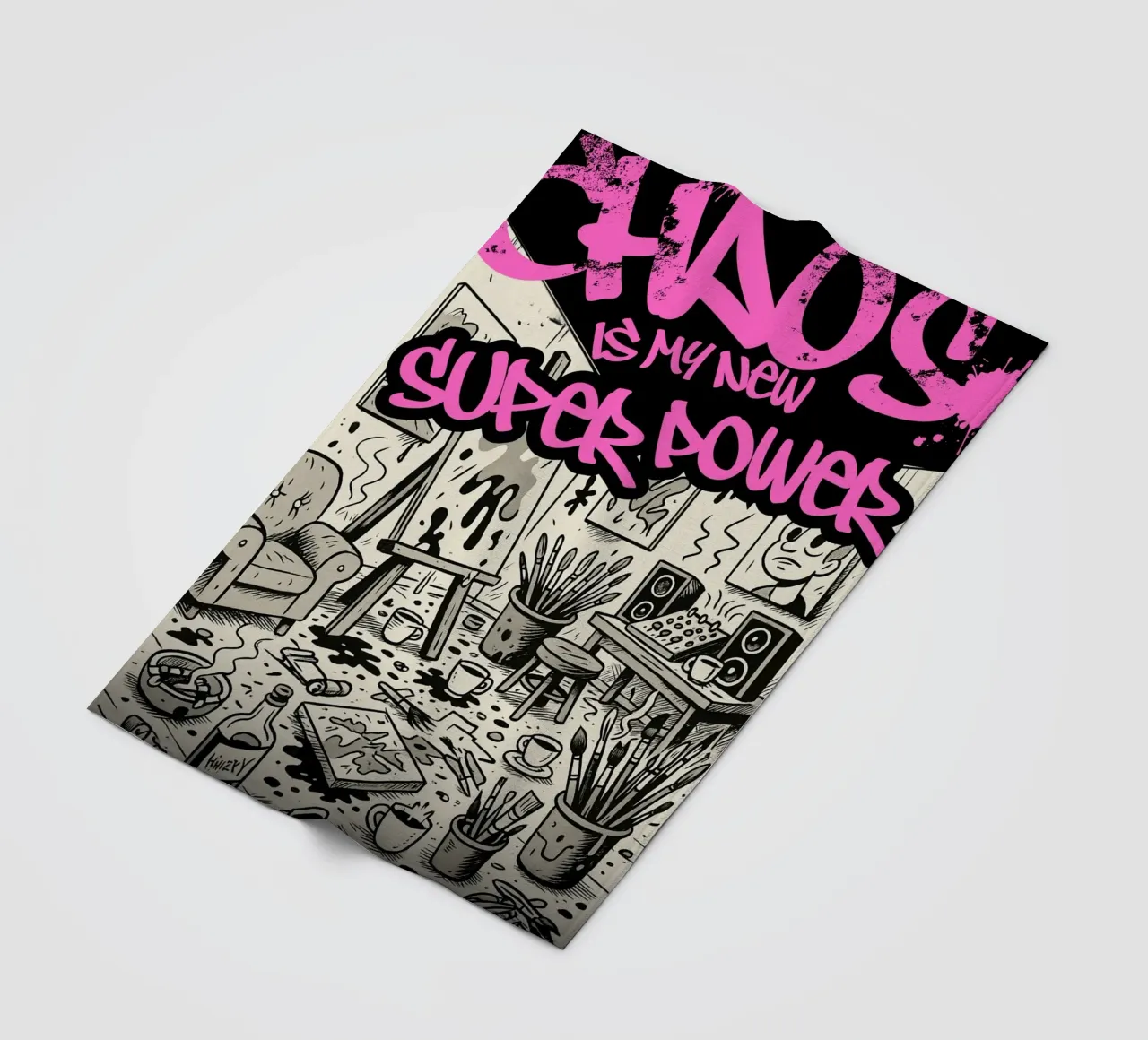 CHAOS IS MY NEW SUPER POWER coperta in pile da Einfach Uebel