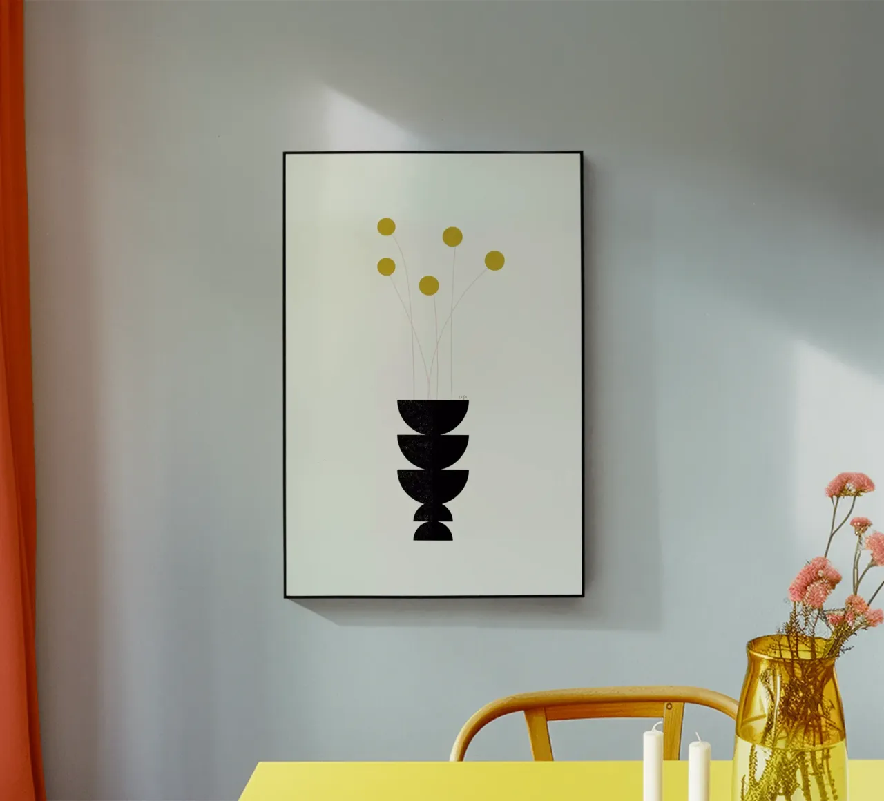 Flower Vase plexiglass da Linda Gobeta