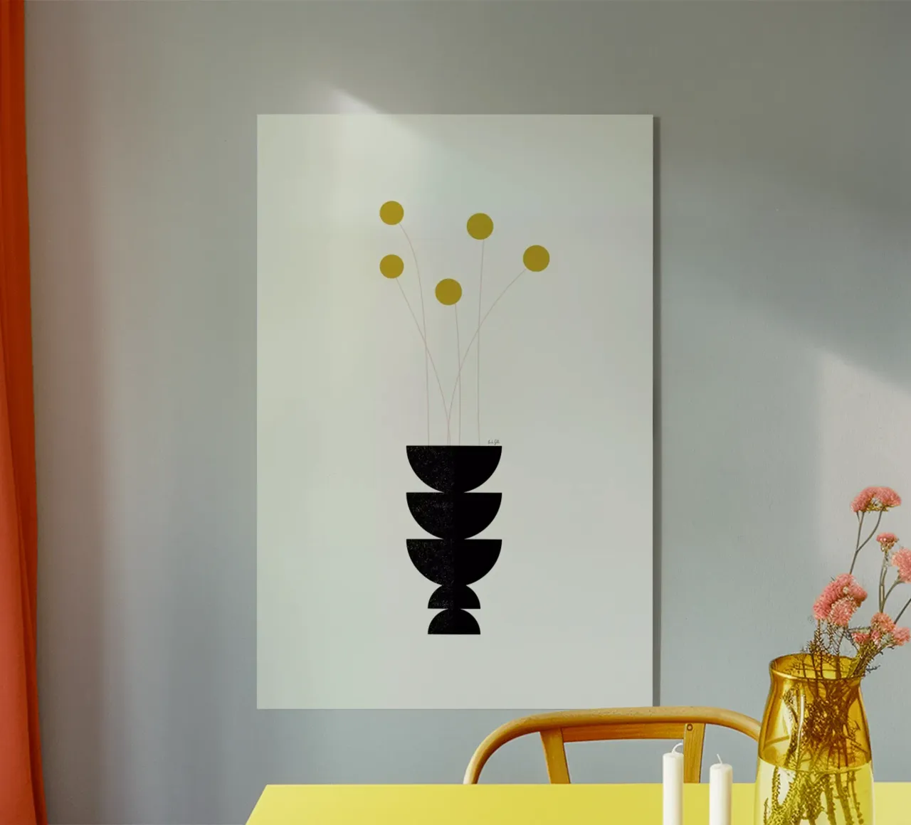 Flower Vase plexiglass da Linda Gobeta