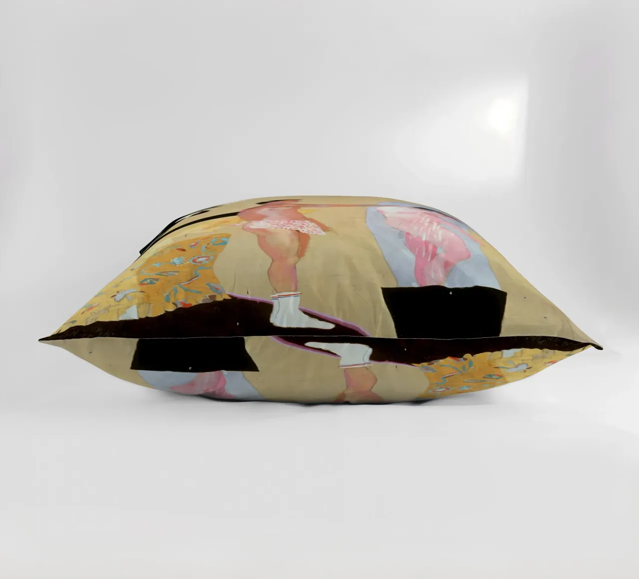 Oil on canvas decorative cushion by khanrosie