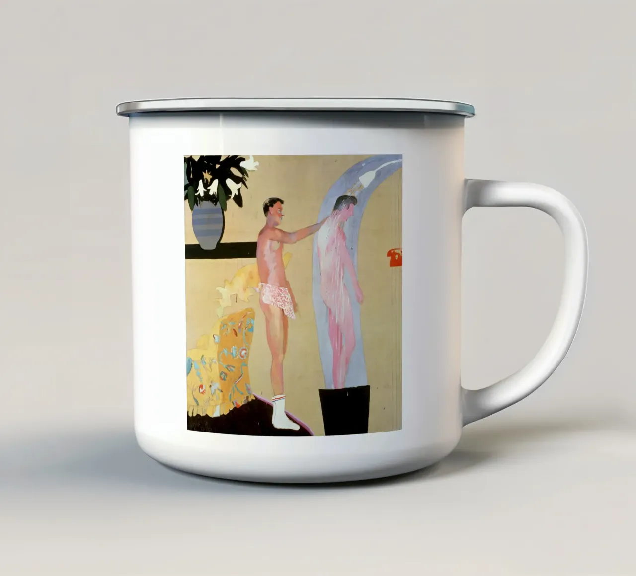 Olio su tela tazza in smalto da khanrosie