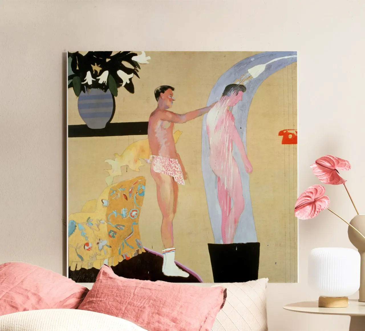 Oil on canvas alu-dibond by khanrosie