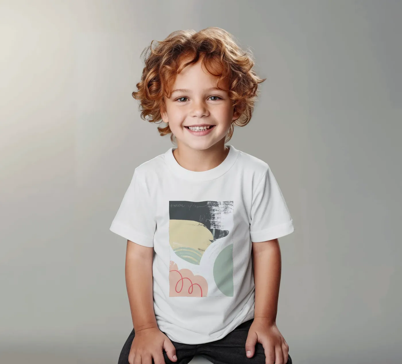 Softness kinder t-shirt van Jilli Darling Art