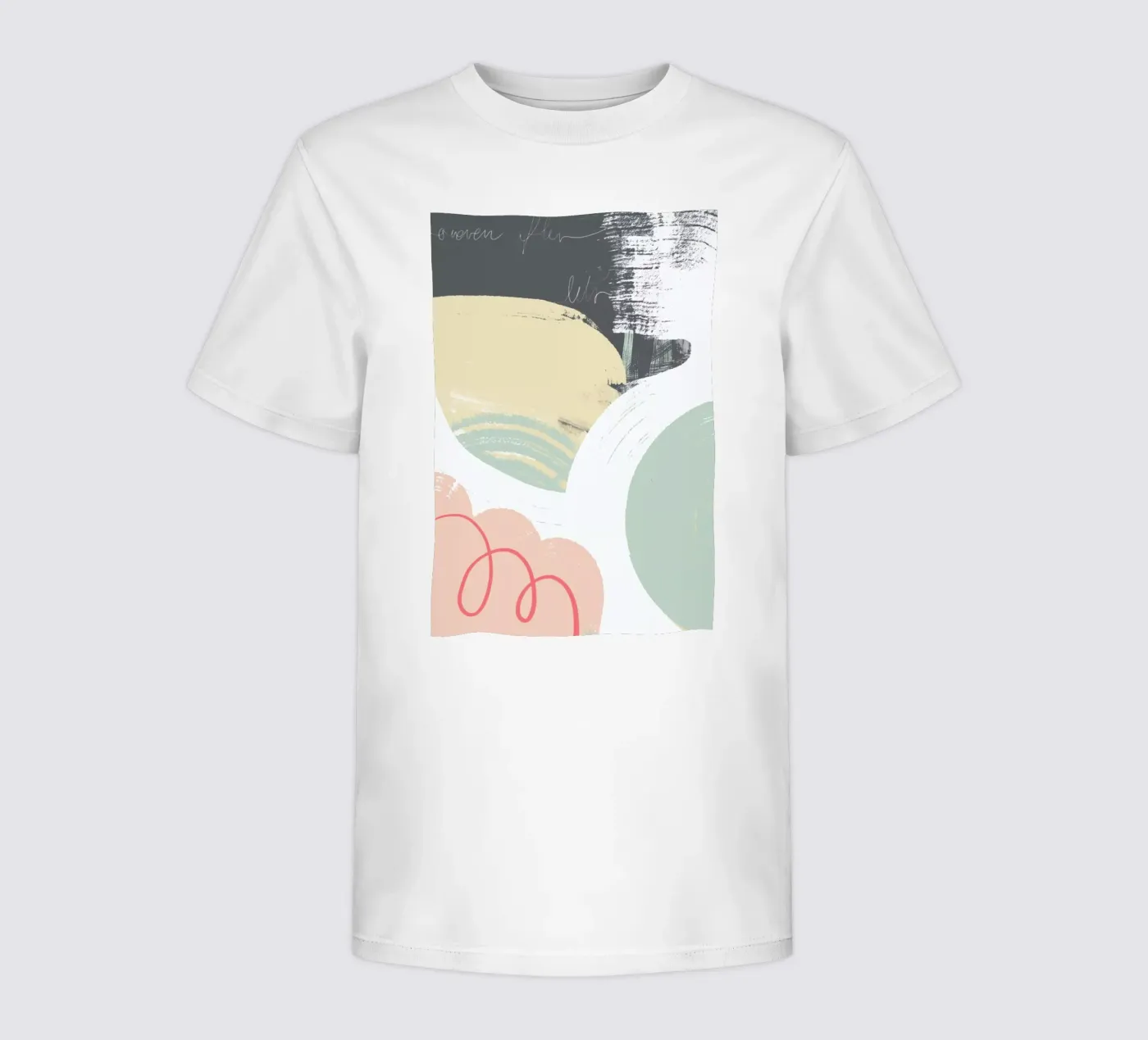 Softness kinder t-shirt van Jilli Darling Art