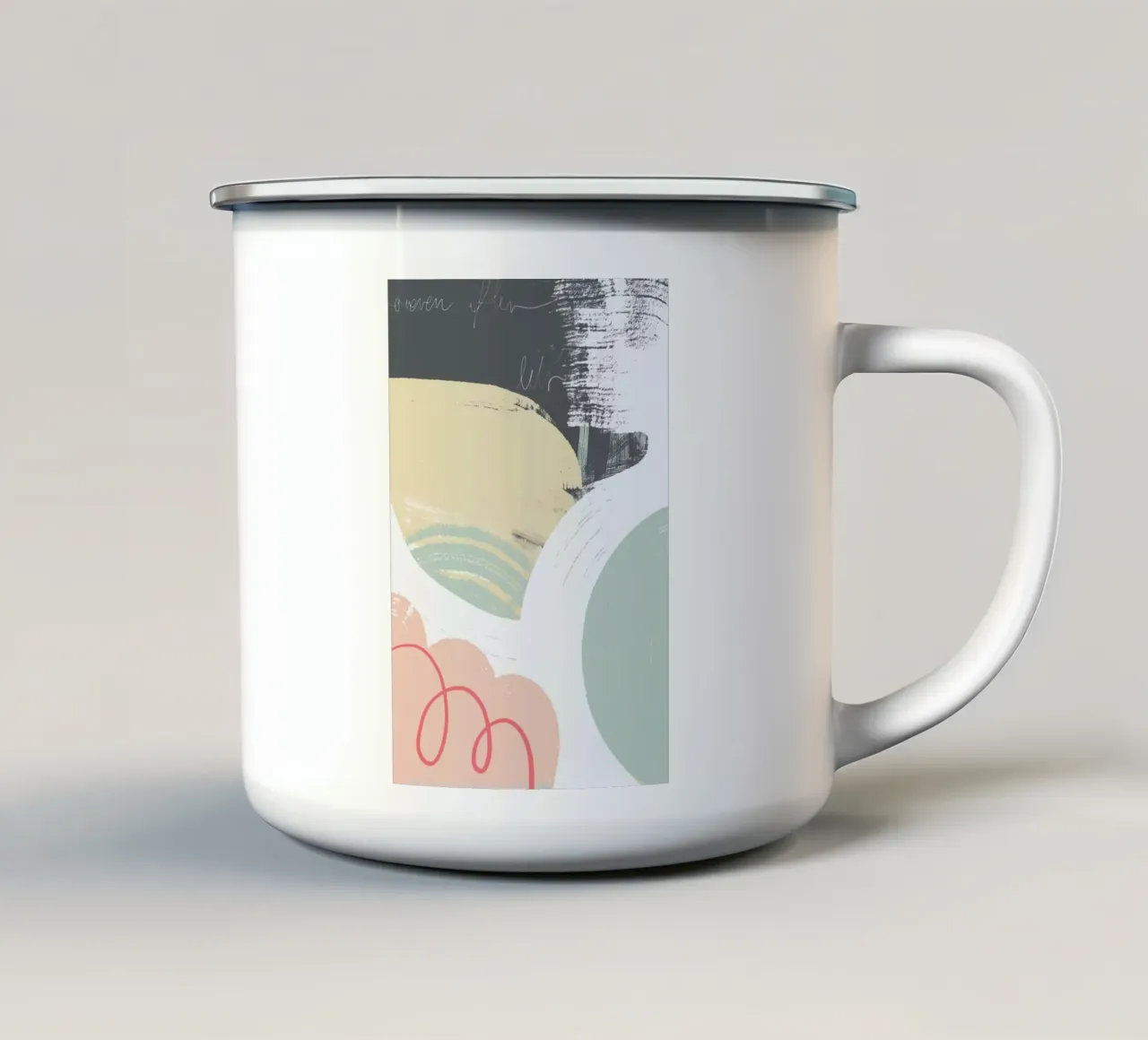 Softness taza de esmalte de Jilli Darling Art