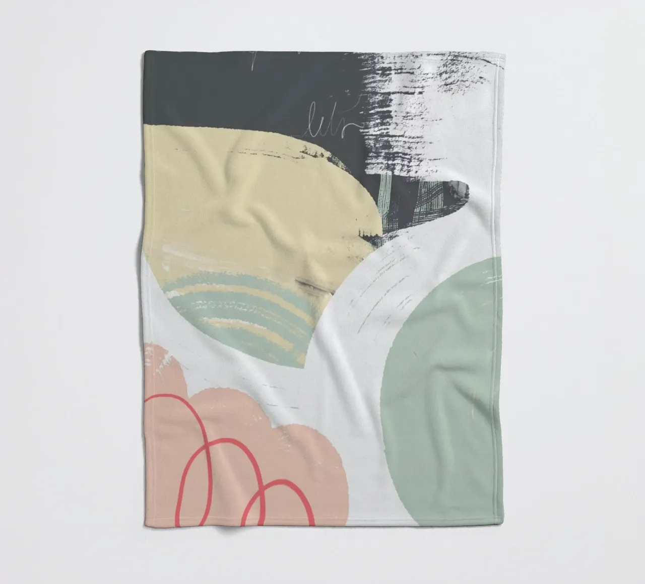 Softness plaid polaire de Jilli Darling Art