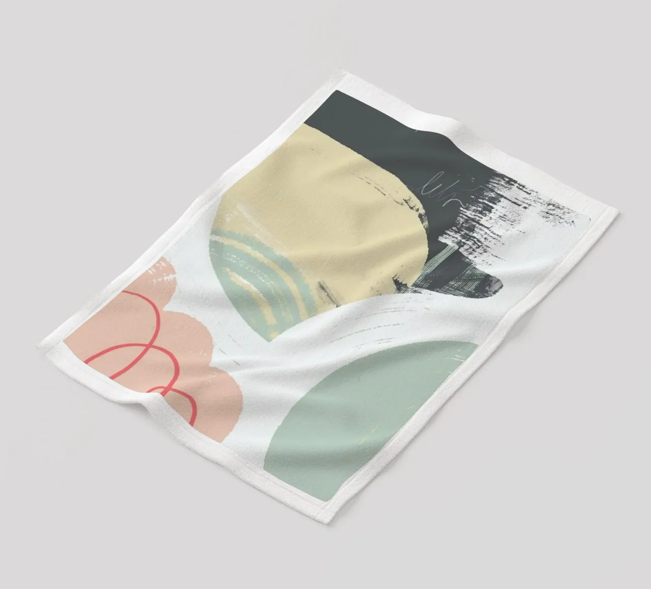 Softness plaid polaire de Jilli Darling Art