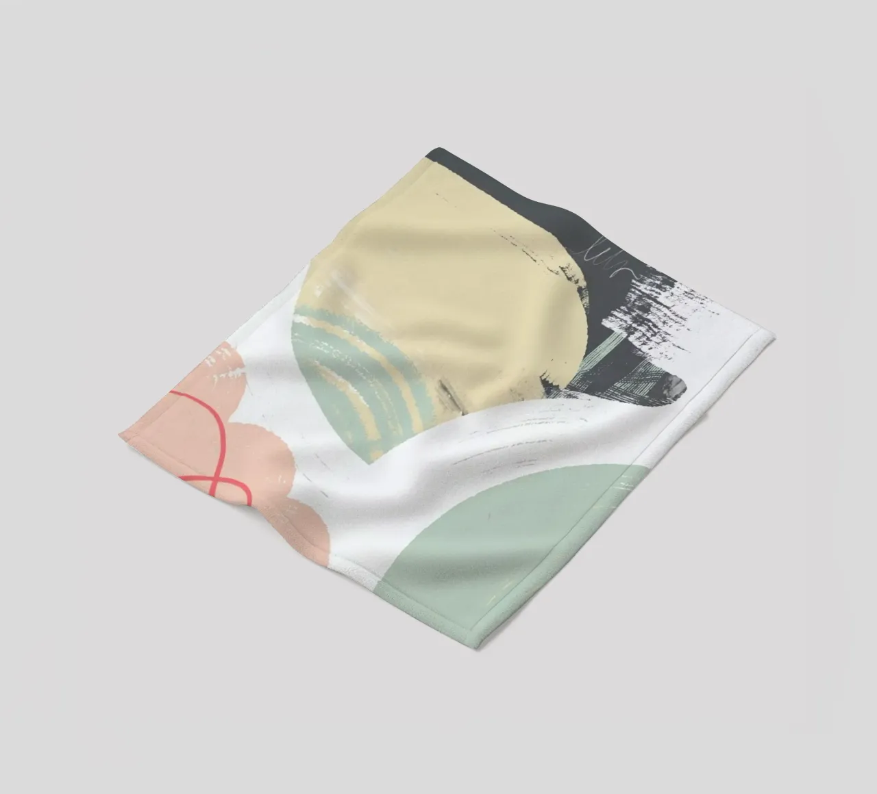 Softness plaid polaire de Jilli Darling Art