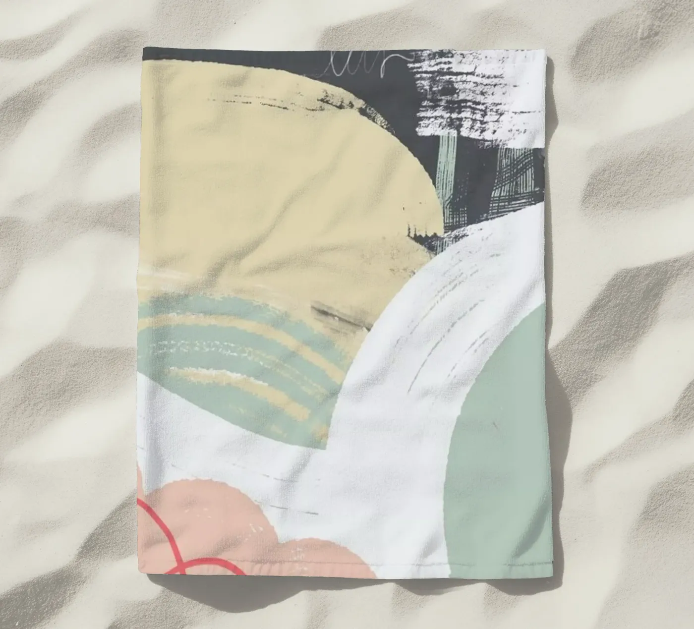 Softness beach towel by Jilli Darling Art