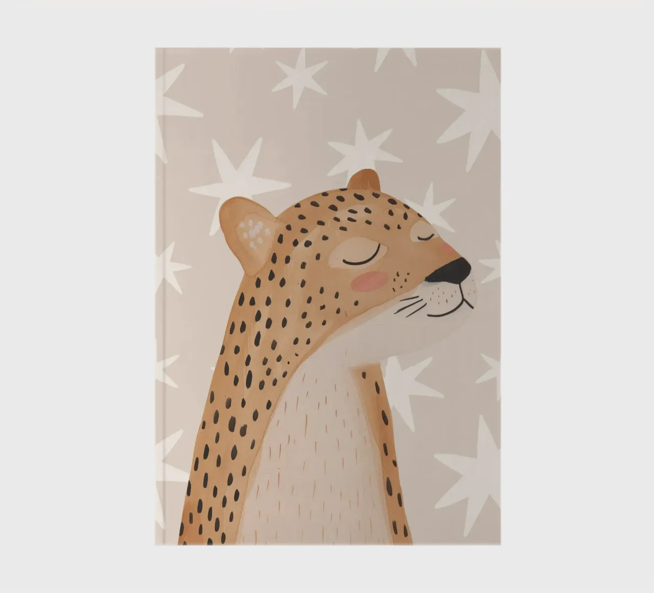 Animal nursery, Animal Decor, Nursery Kids Wall Art, Cheetah notebook by Little Lola
