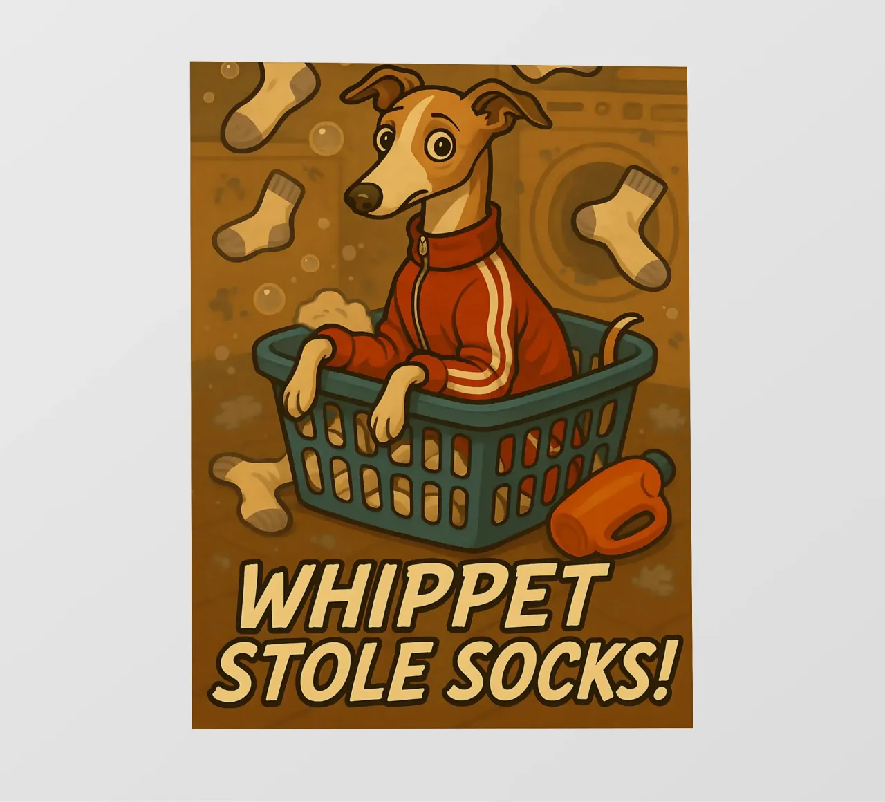 Meme divertente di Whippet pellicola backlit da Funny Humor Art
