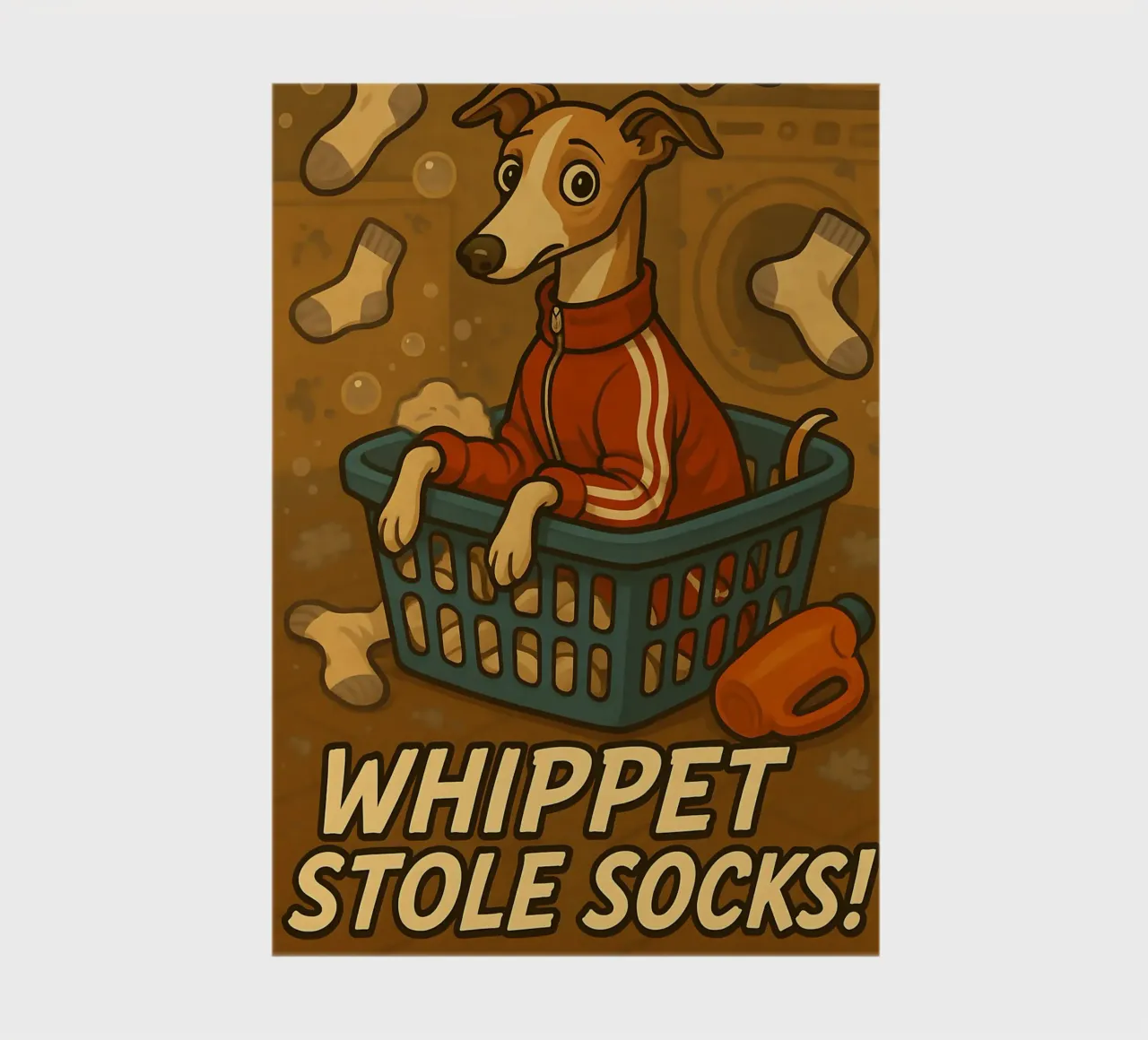 Funny Whippet Meme notebook by Funny Humor Art