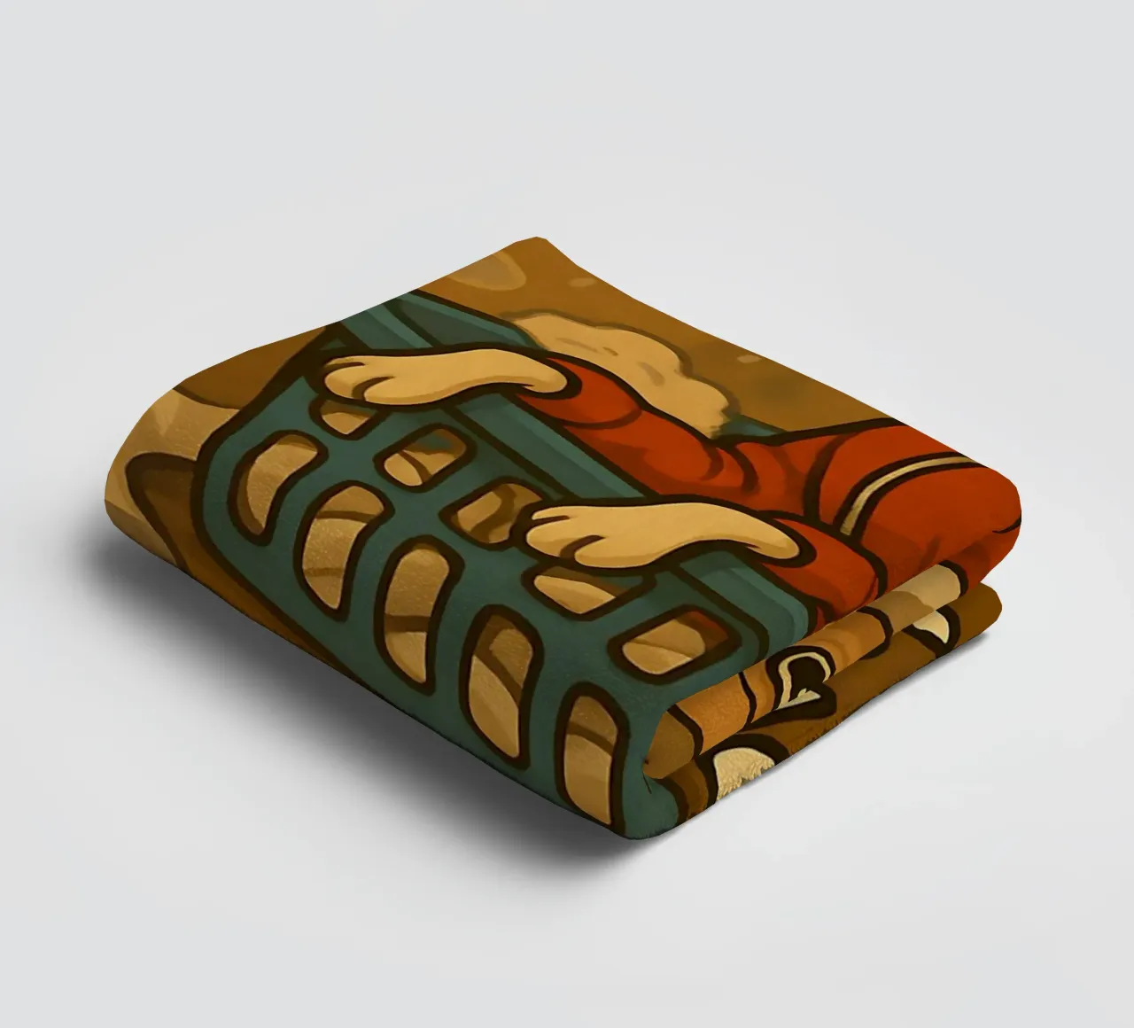 Funny Whippet Meme towel by Funny Humor Art