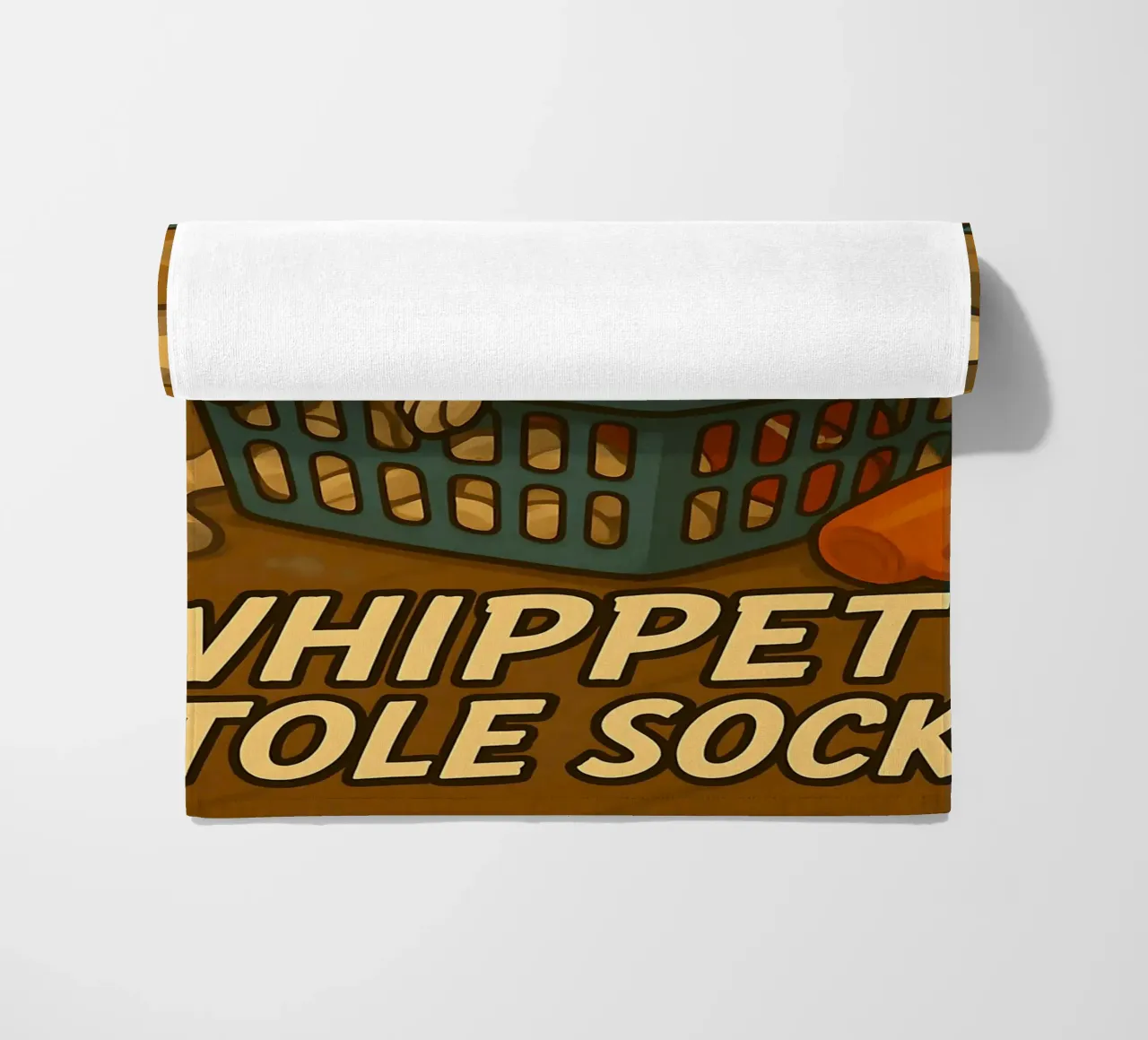 Meme divertente di Whippet telo mare da Funny Humor Art
