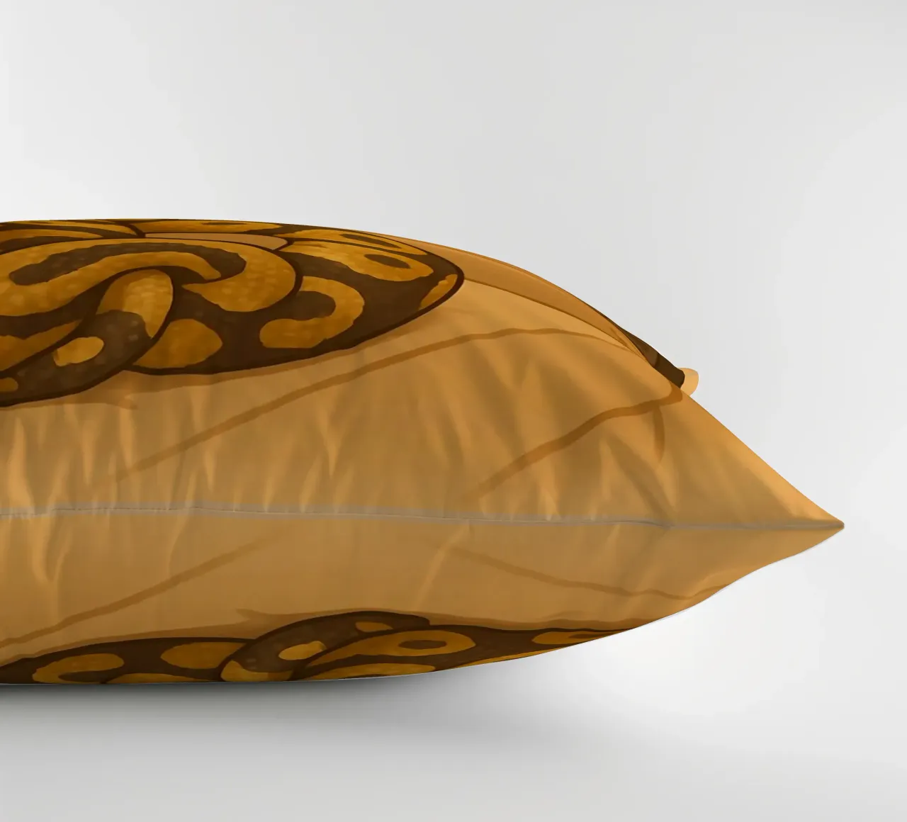 Funny Ball Python Meme decorative cushion by Funny Humor Art